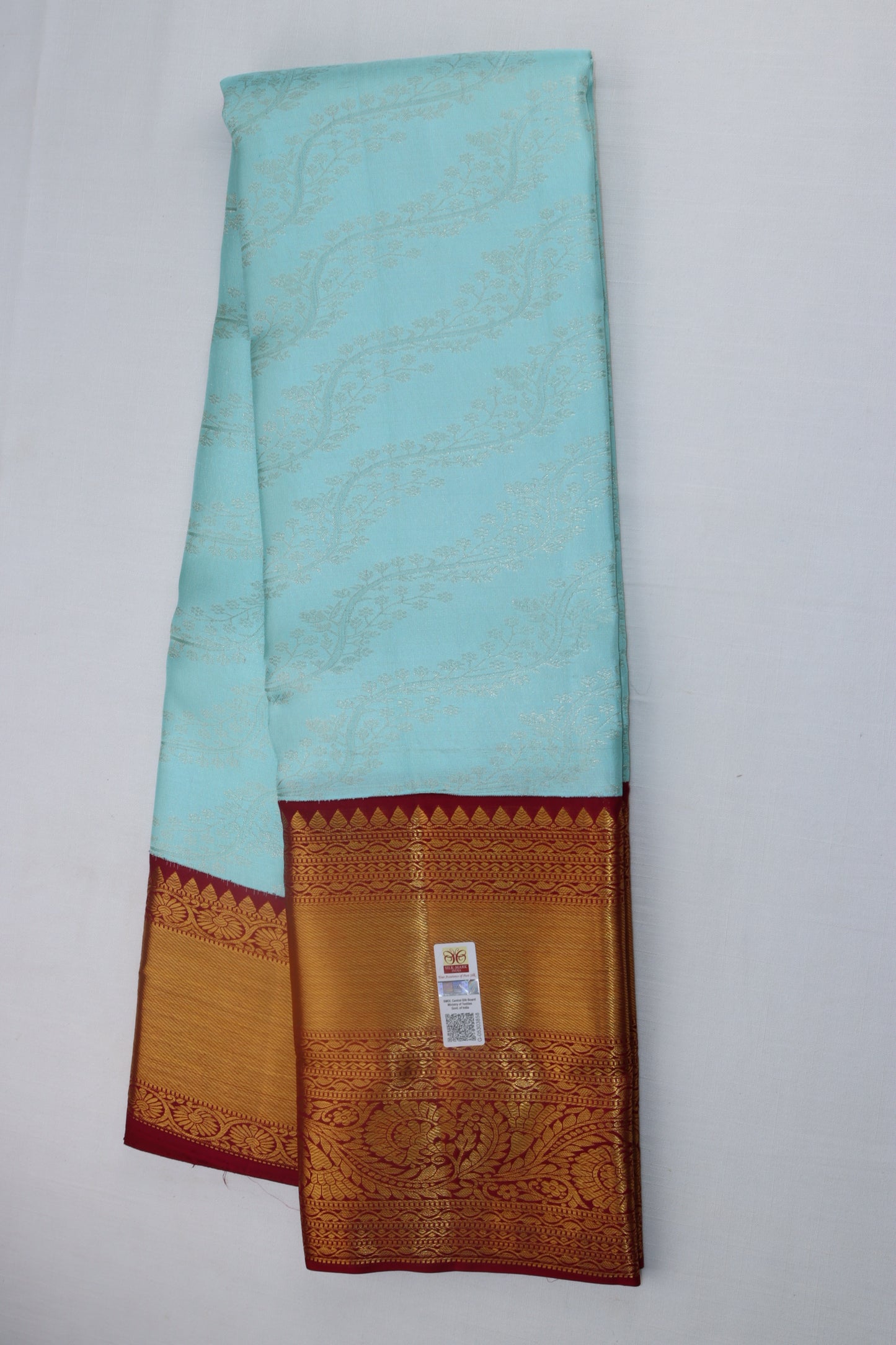 Traditional Blue Kanjipuram Saree