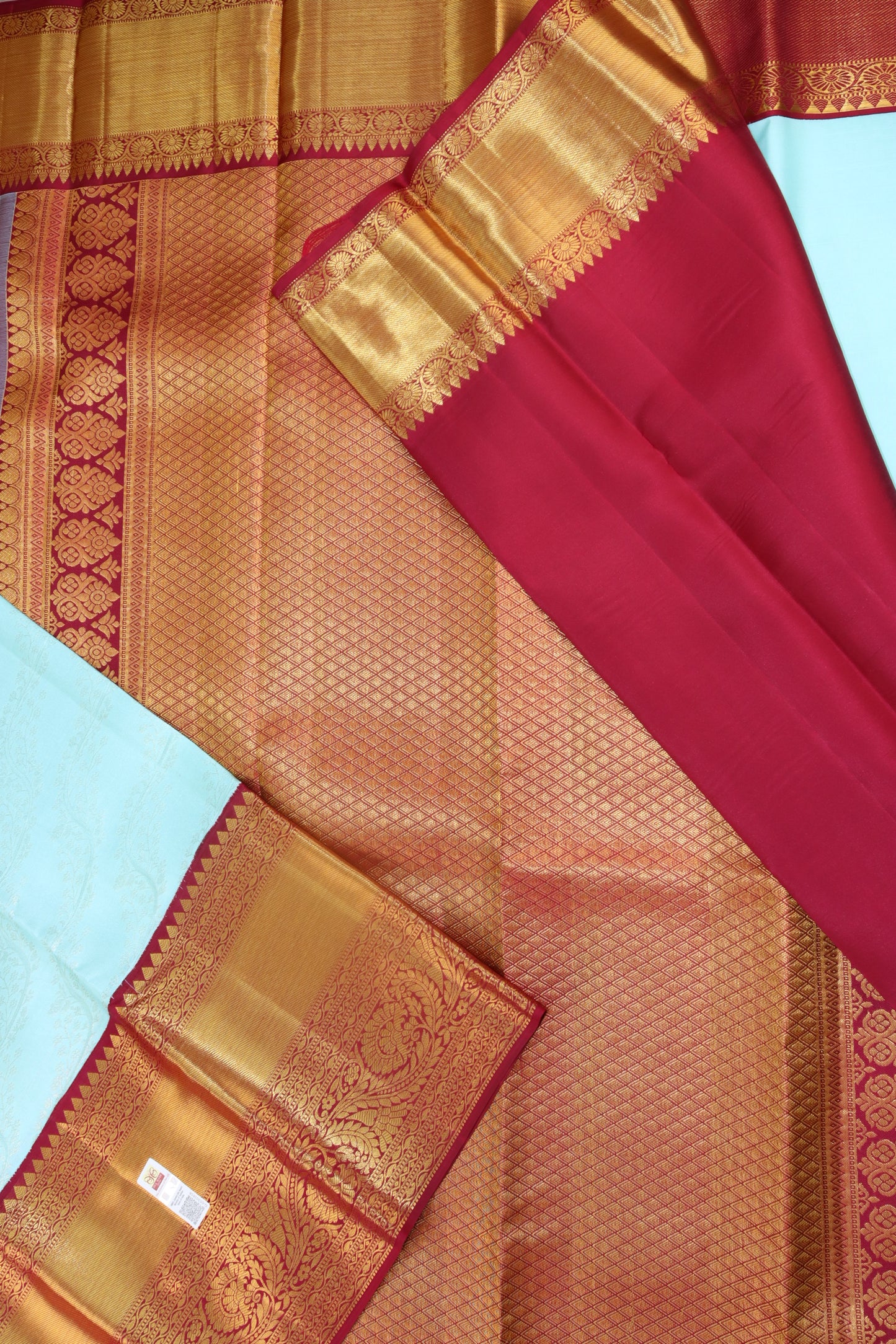 Traditional Blue Kanjipuram Saree