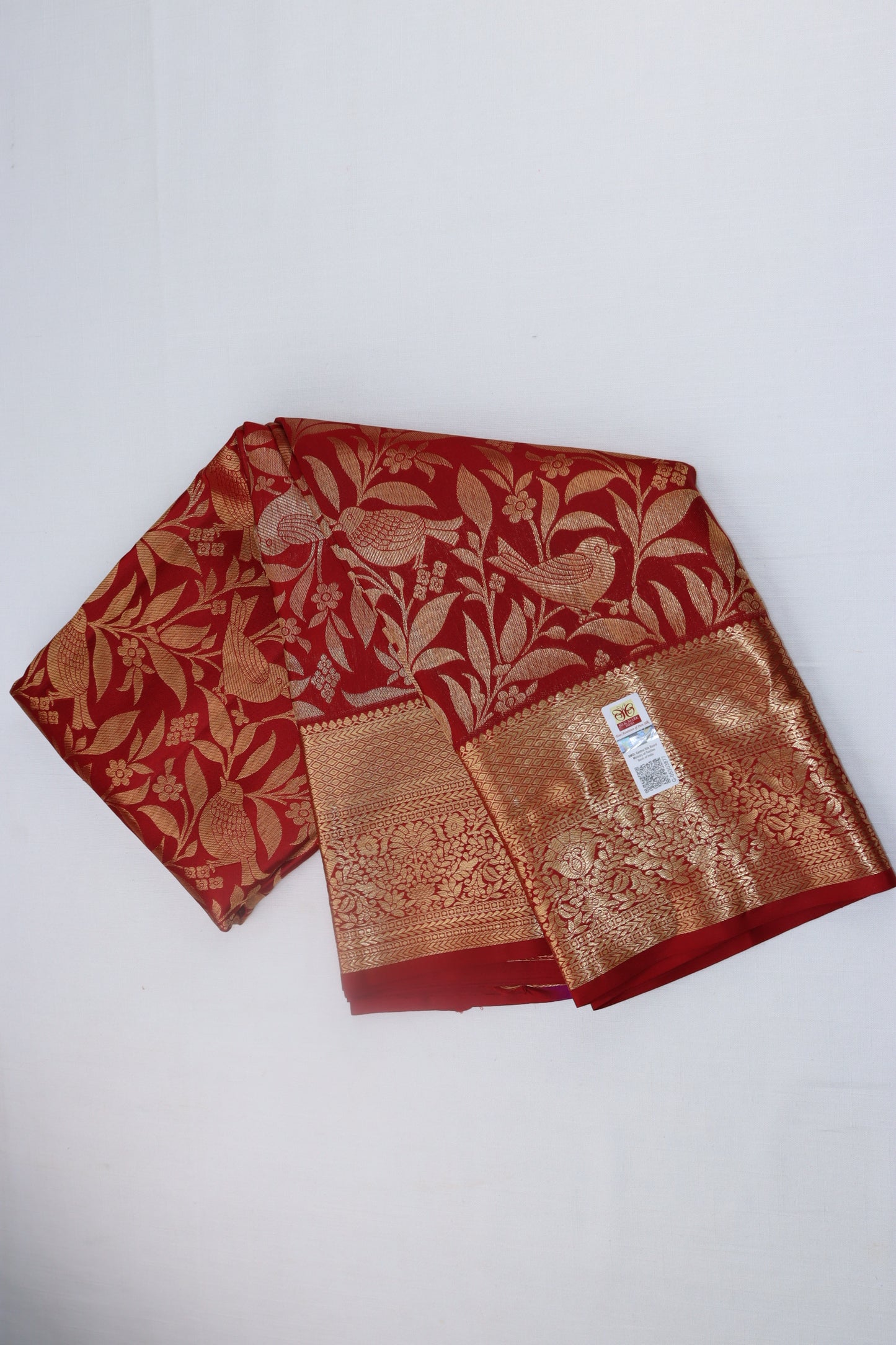 Classic Marron Red Kanjipuram Saree