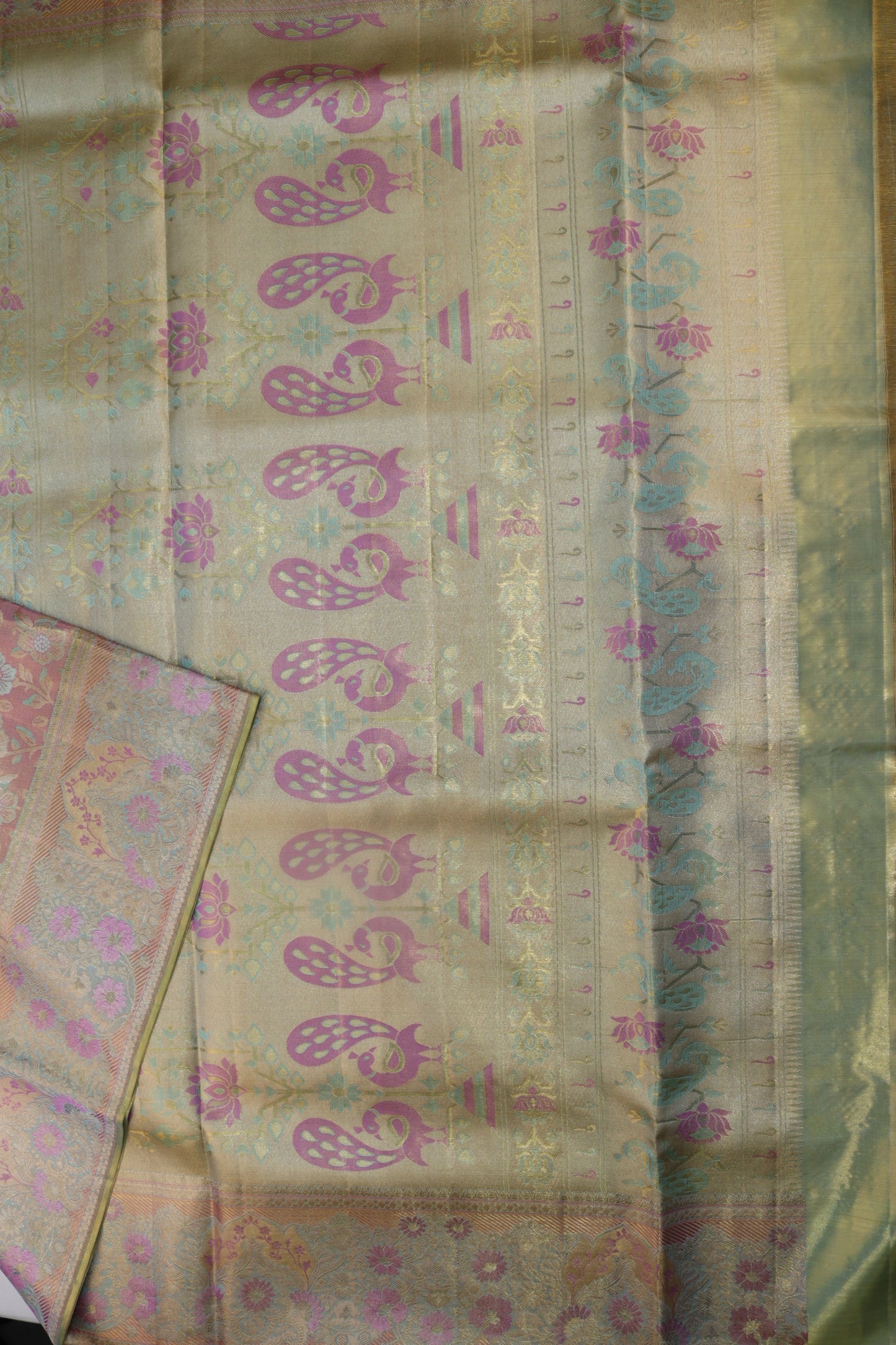 Classic Multi-color Kanjipuram Saree