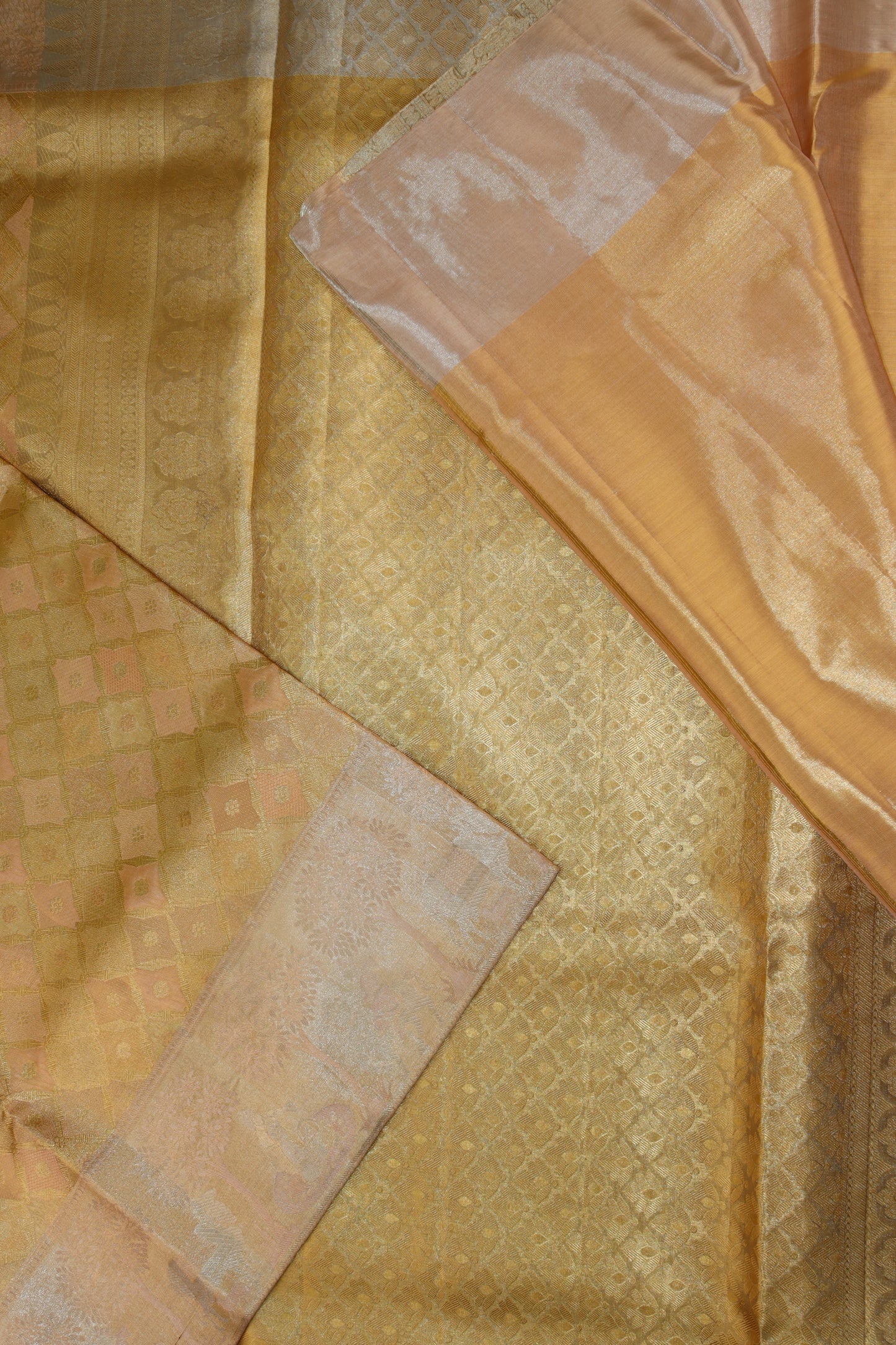 Traditional Gold Kanjipuram Saree