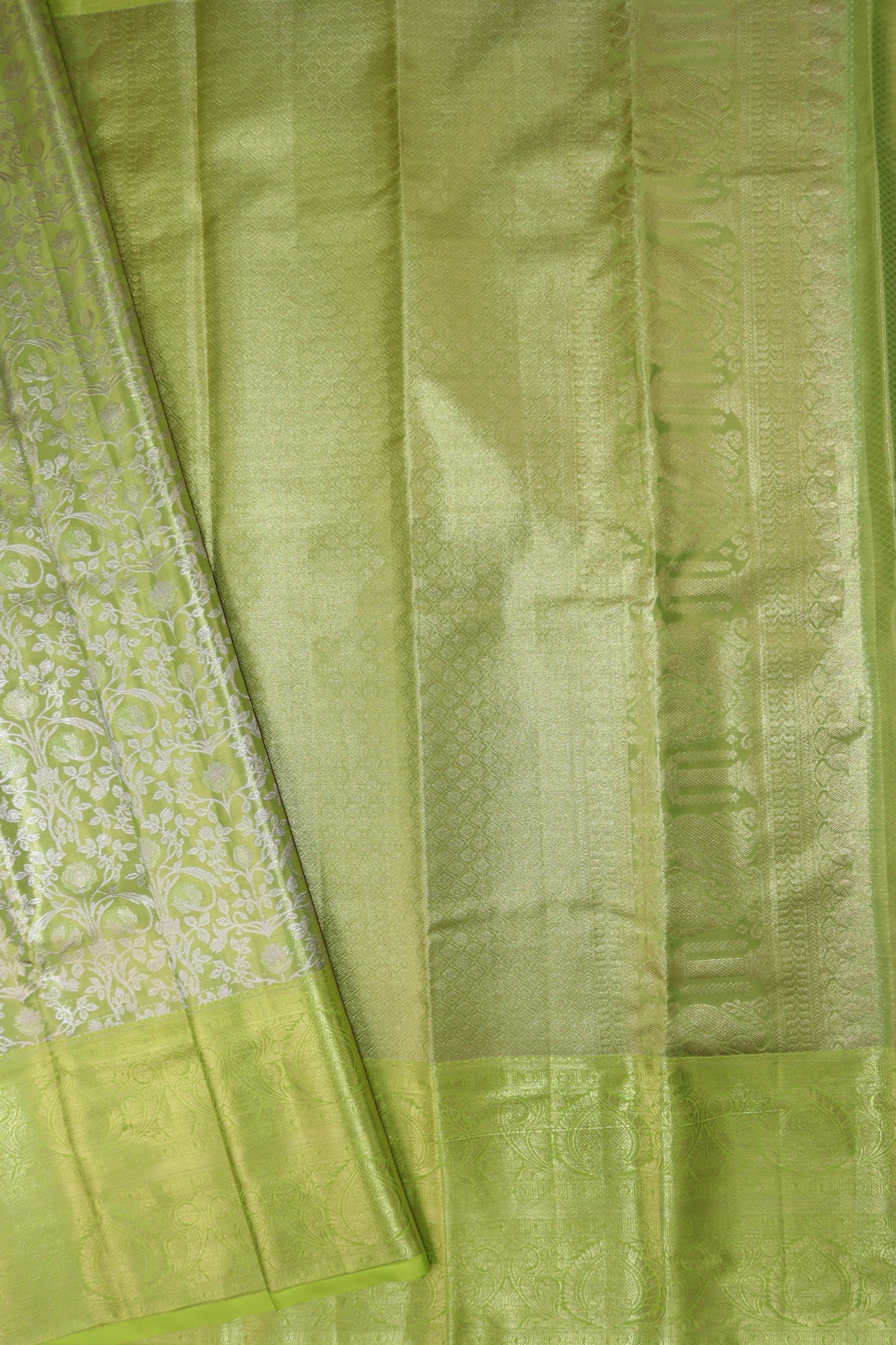 Regal Green Kanjipuram Saree From Weavers and Best on Online
