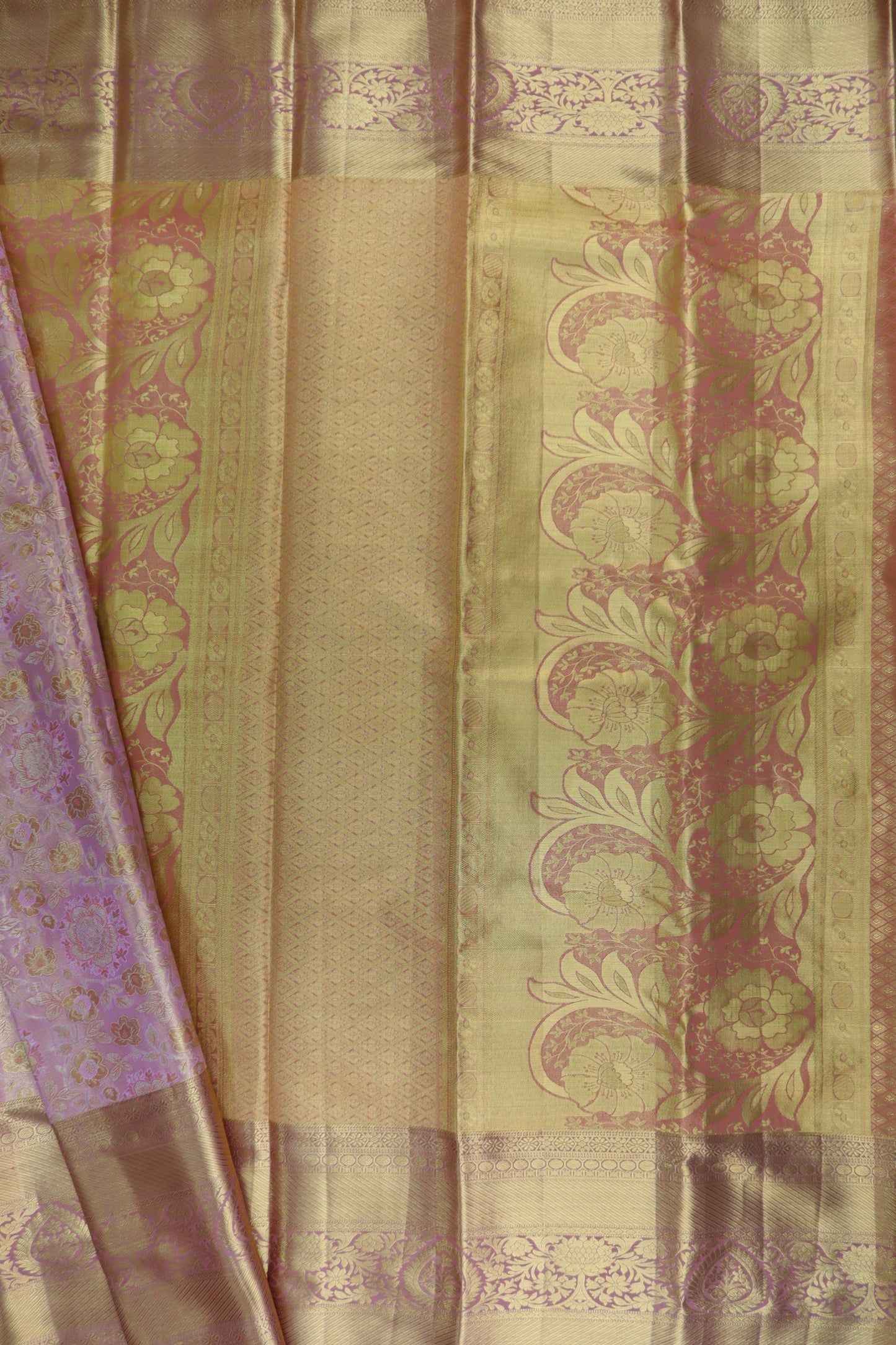 Graceful Pink Kanjipuram Saree From Weavers and Best on Online