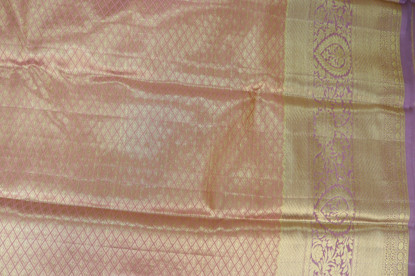 Graceful Pink Kanjipuram Saree From Weavers and Best on Online