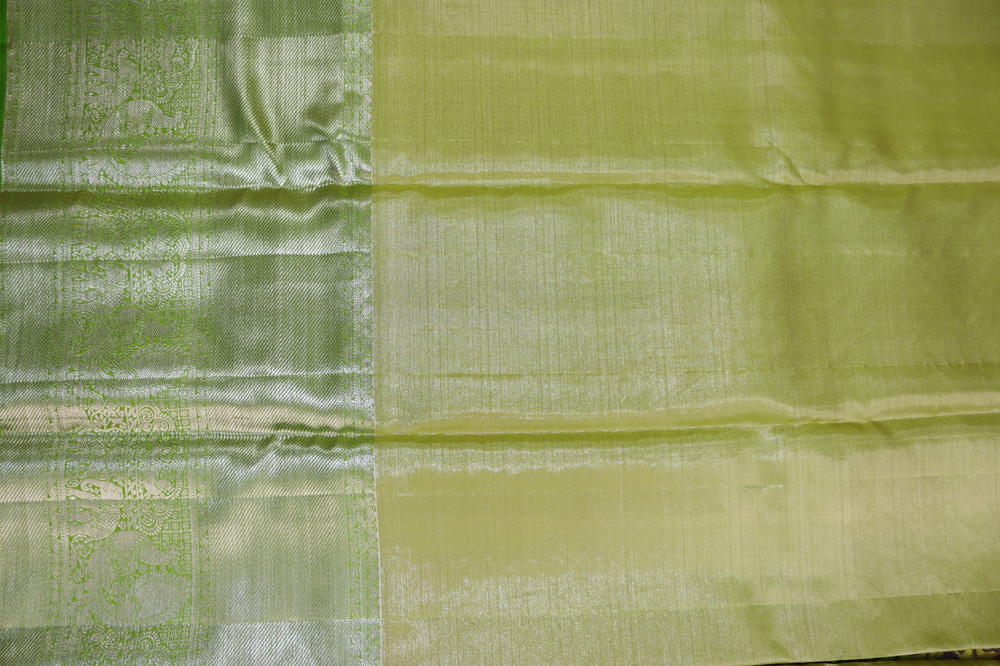 Enchanting Grey Pure Kanjipuram Saree From Weavers and Best on Online