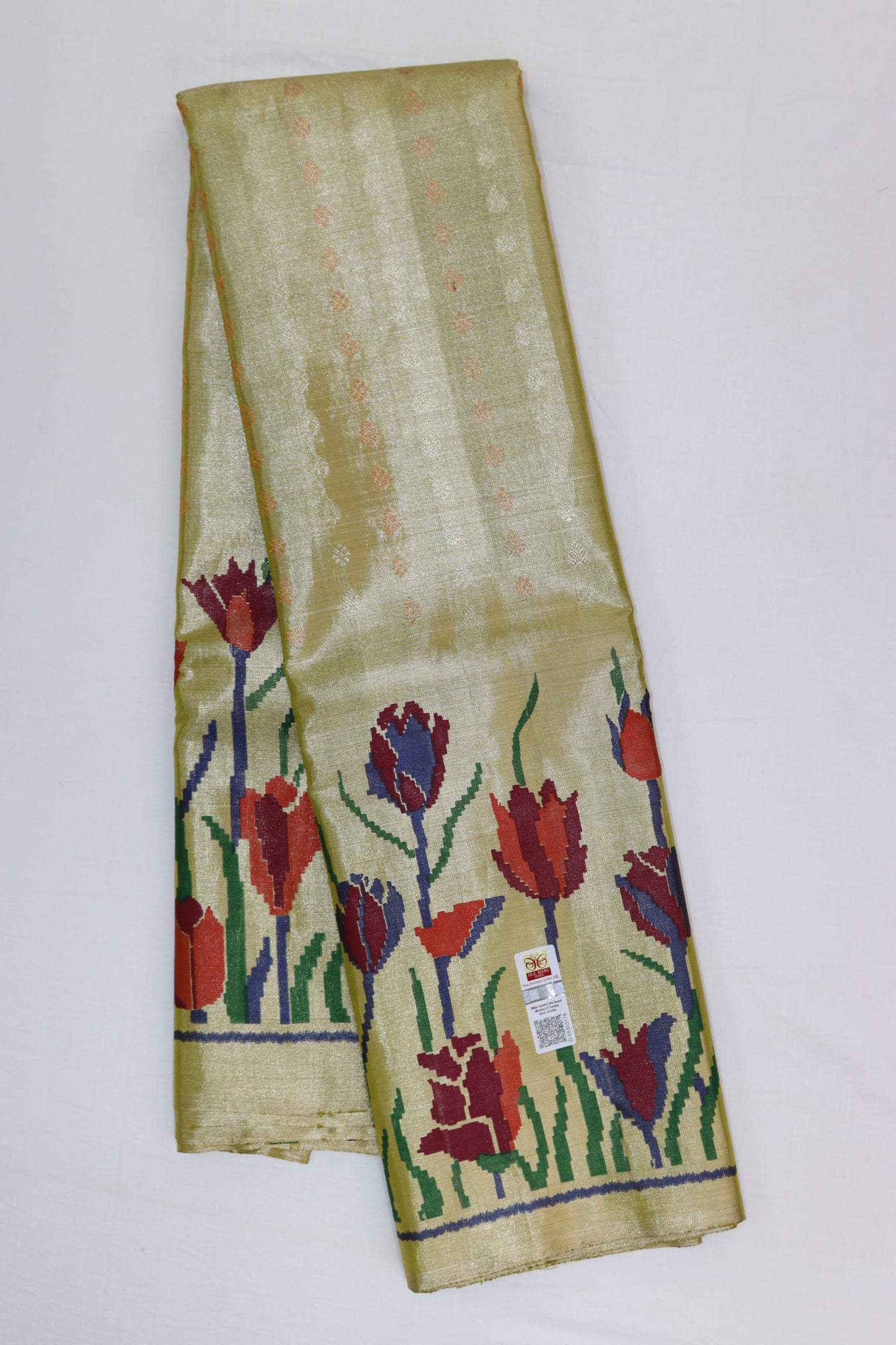 Classy Kalamkari Kanchipuram Silk Saree From Weavers and Best on Online