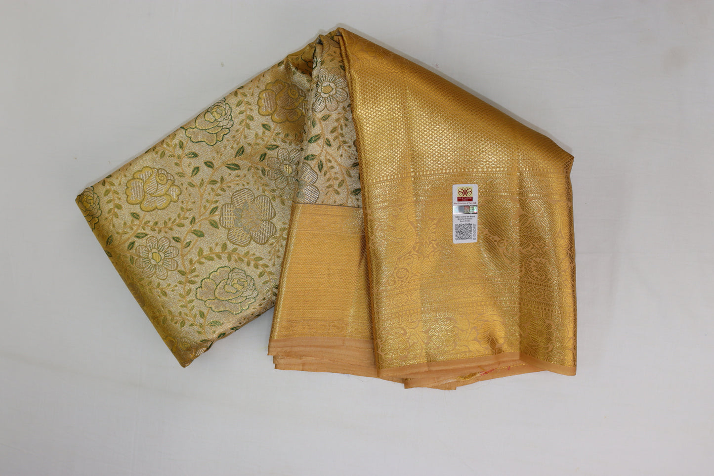 Exotic Multi-color Kanchipuram Silk Saree From Weavers and Best on Online