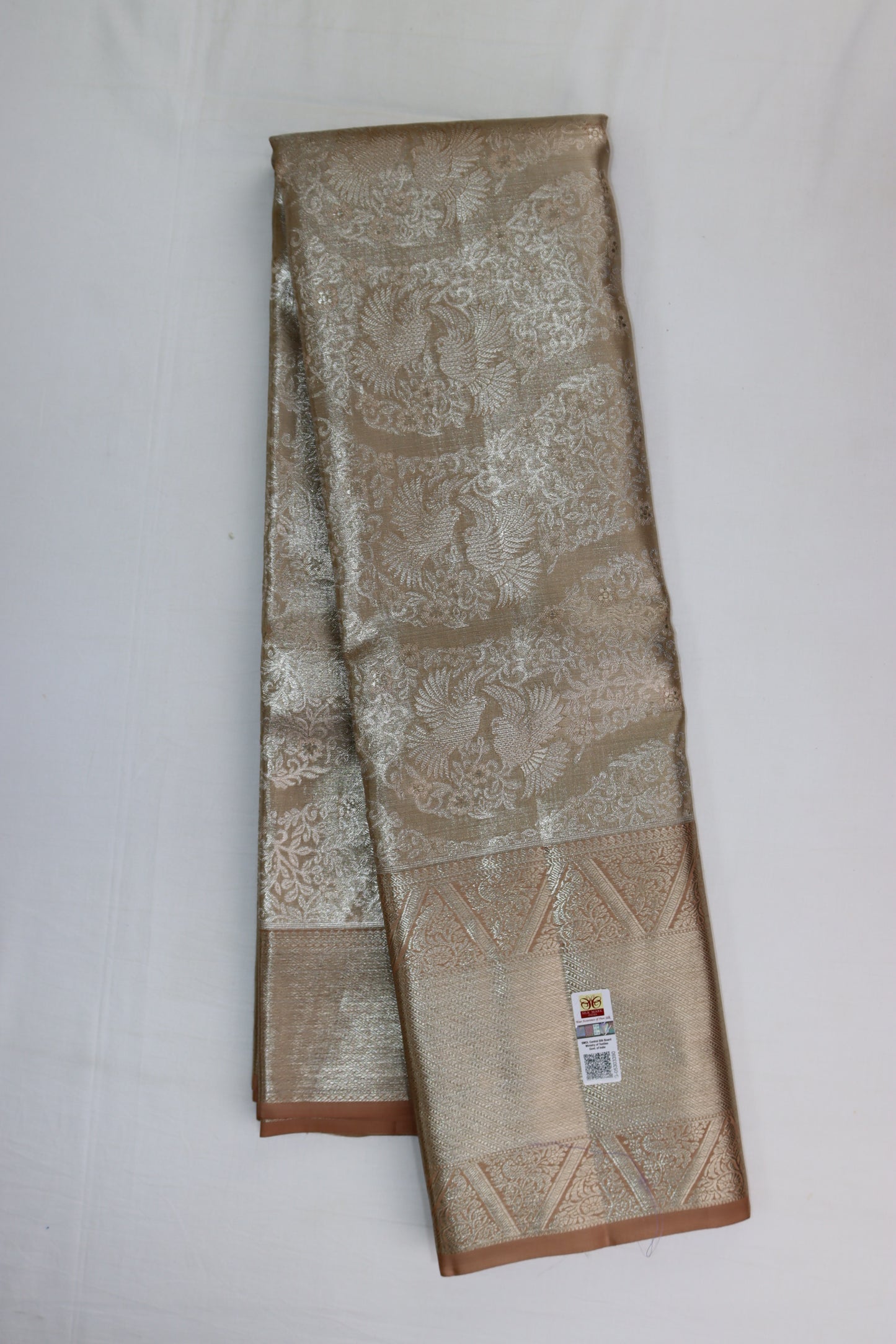 Rich Pastel Color Kanchipuram Silk Saree From Weavers and Best on Online