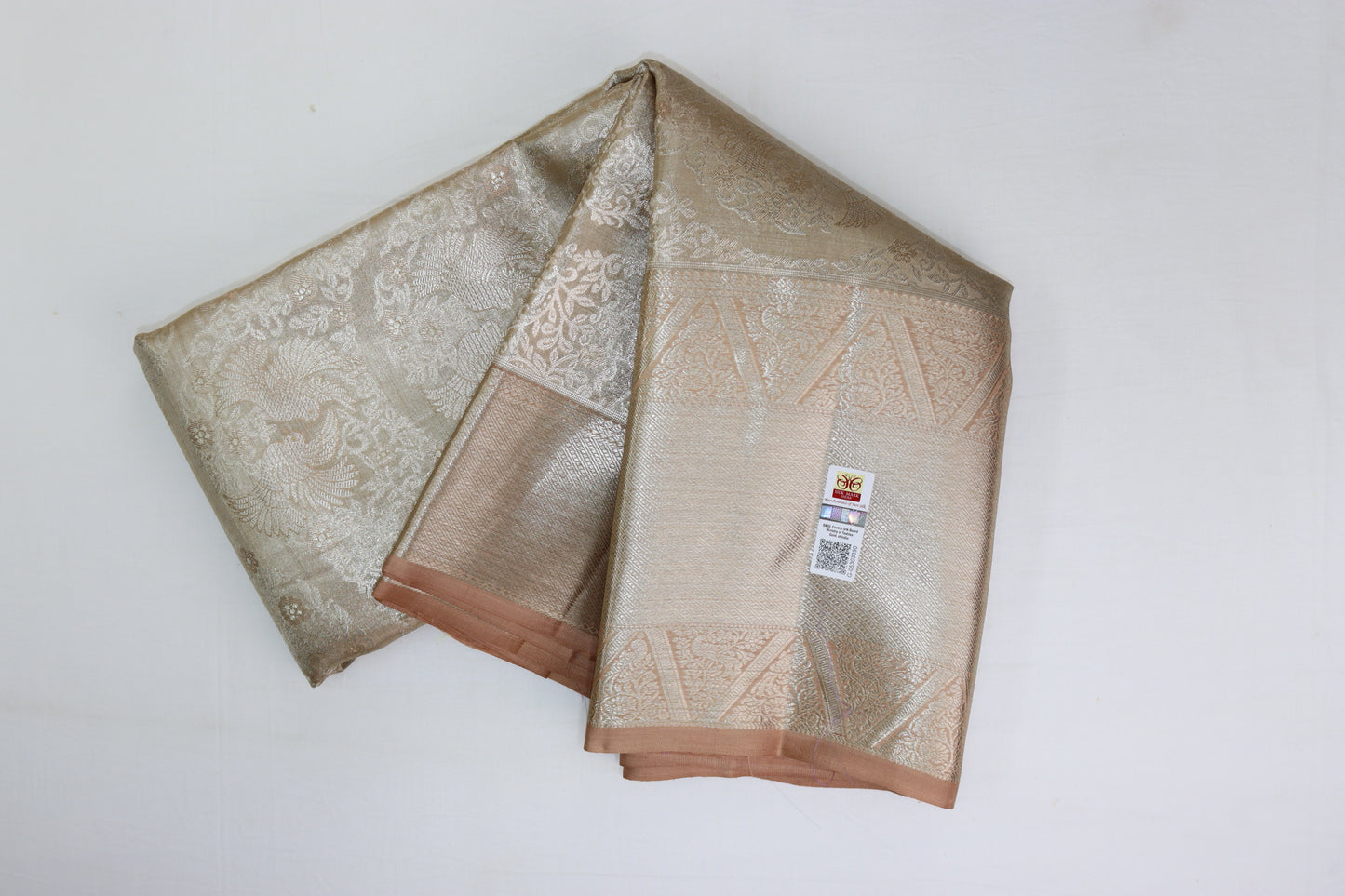 Rich Pastel Color Kanchipuram Silk Saree From Weavers and Best on Online