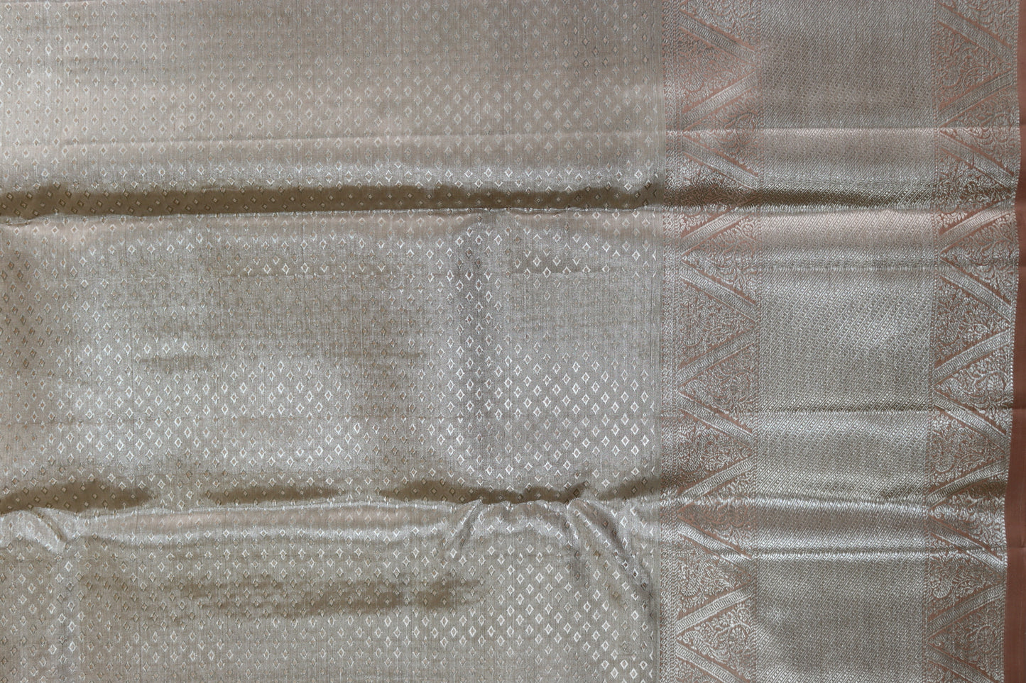 Rich Pastel Color Kanchipuram Silk Saree From Weavers and Best on Online