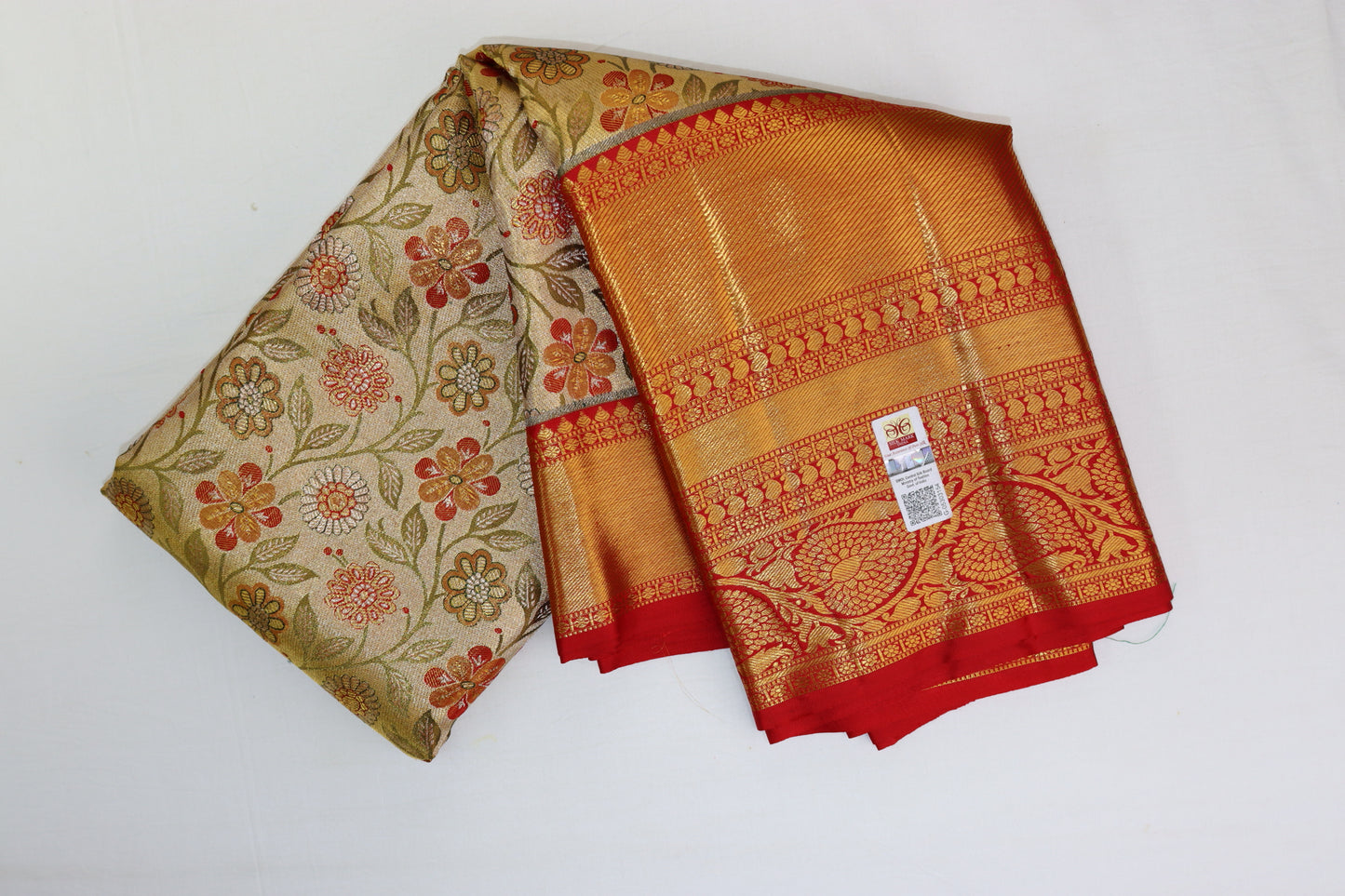 Timeless Multi-color Kanchipuram Silk Saree From Weavers and Best on Online