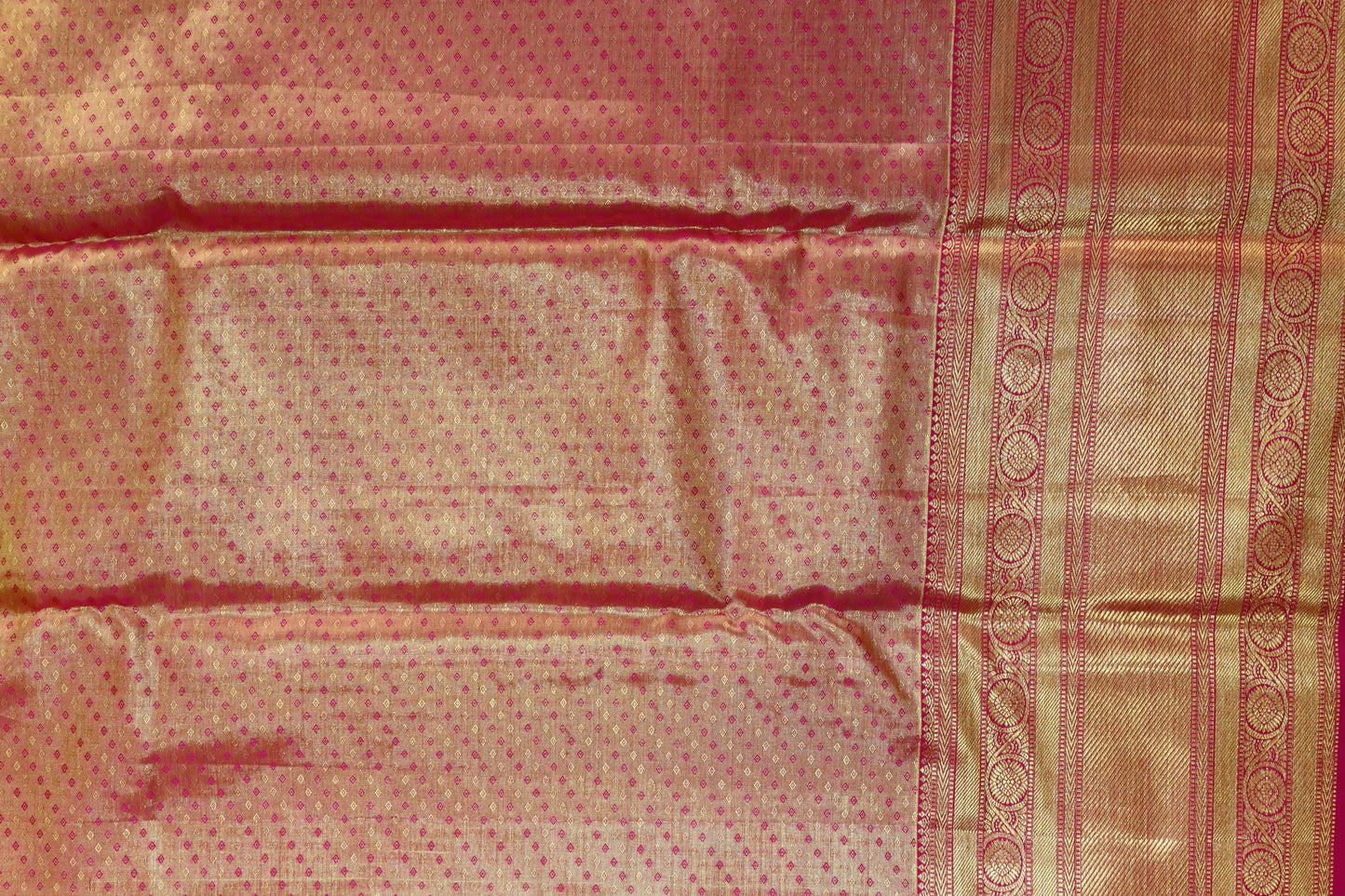 Beautiful Multi-color Kanchipuram Silk Saree From Weavers and Best on Online