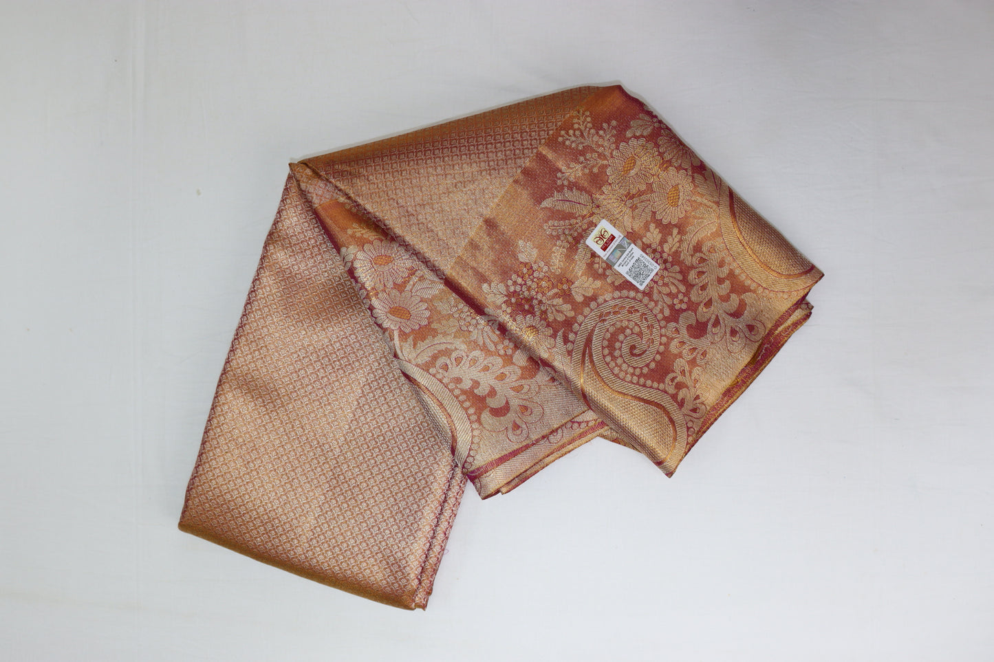 Trendy Chacolate Brown Kachipuram Silk saree From Weavers and Best on Online