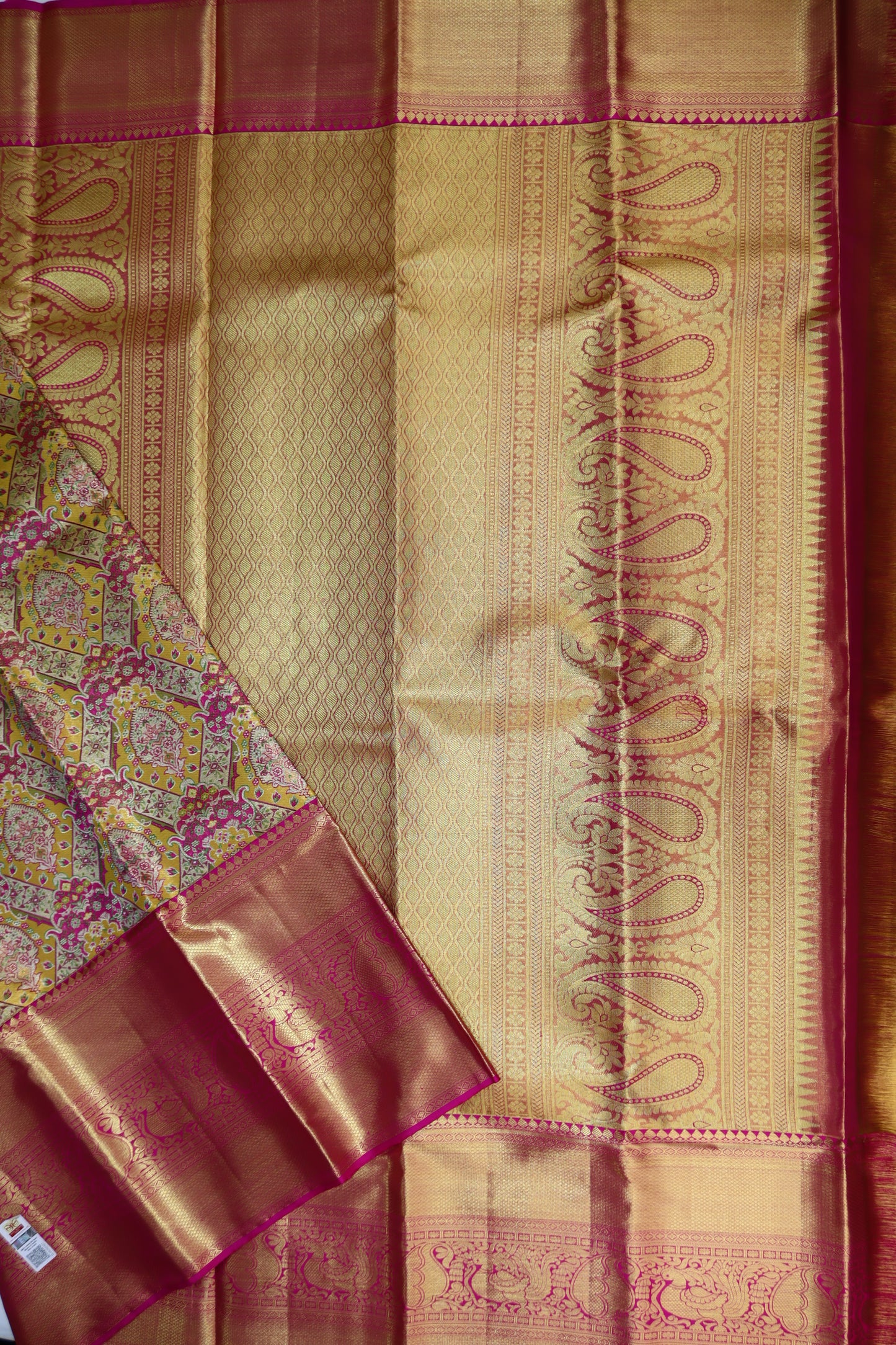 Timeless Multi-color Kanchipuram Silk Saree From Weavers and Best on Online