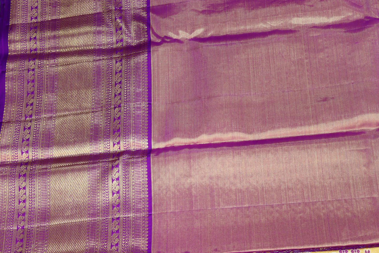 Traditional Yellow Kanchipuram Silk Saree From Weavers and Best on Online