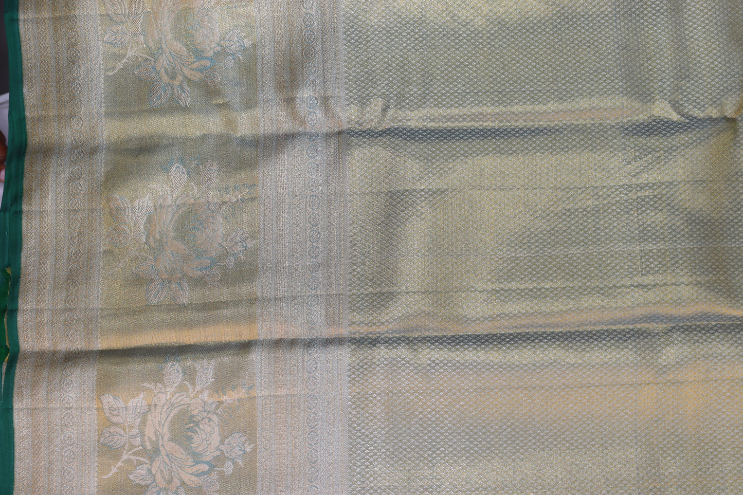 Rich Pastel Green Kanchipuram Silk Saree From Weavers and Best on Online
