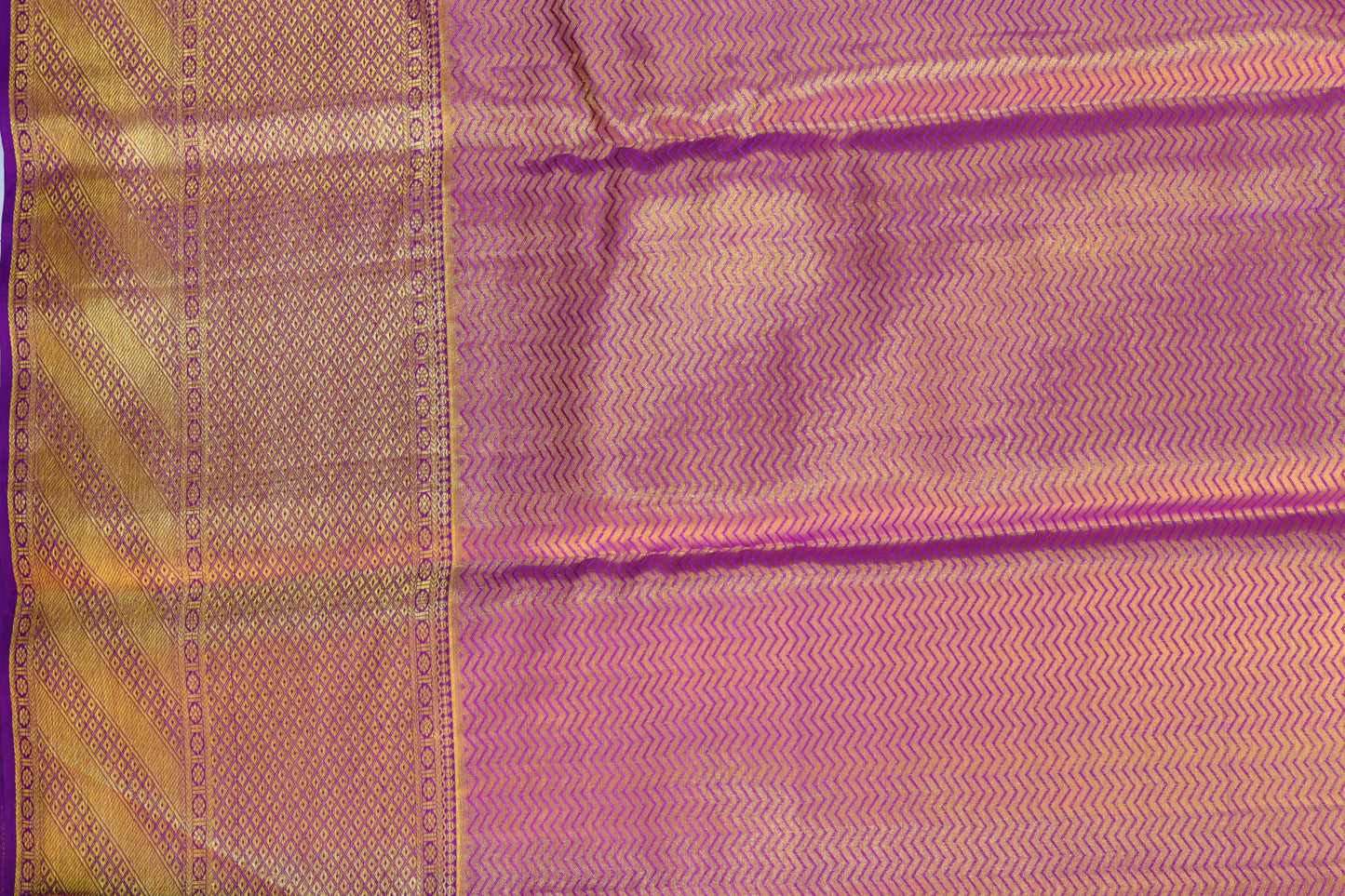 Classy Olive Green Kanchipuram Silk Saree From Weavers and Best on Online