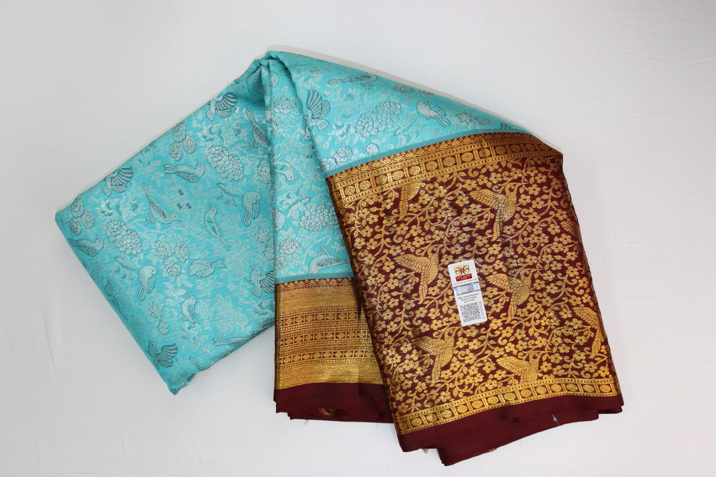 Royal Blue Kachipuram Silk saree From Weavers and Best on Online