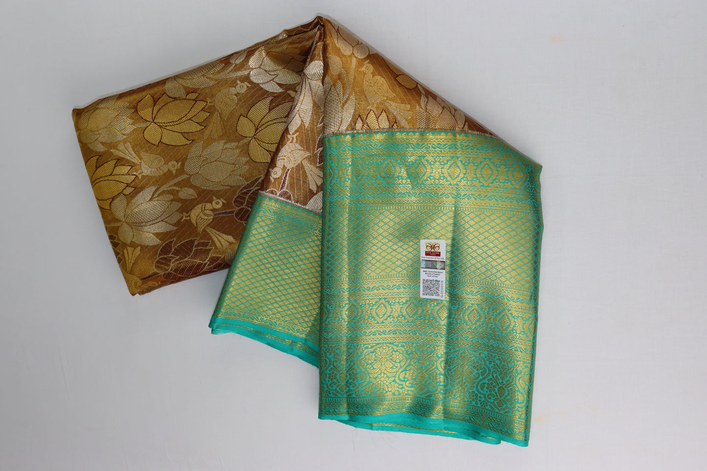 Exotic Brown Kachipuram Silk saree From Weavers and Best on Online