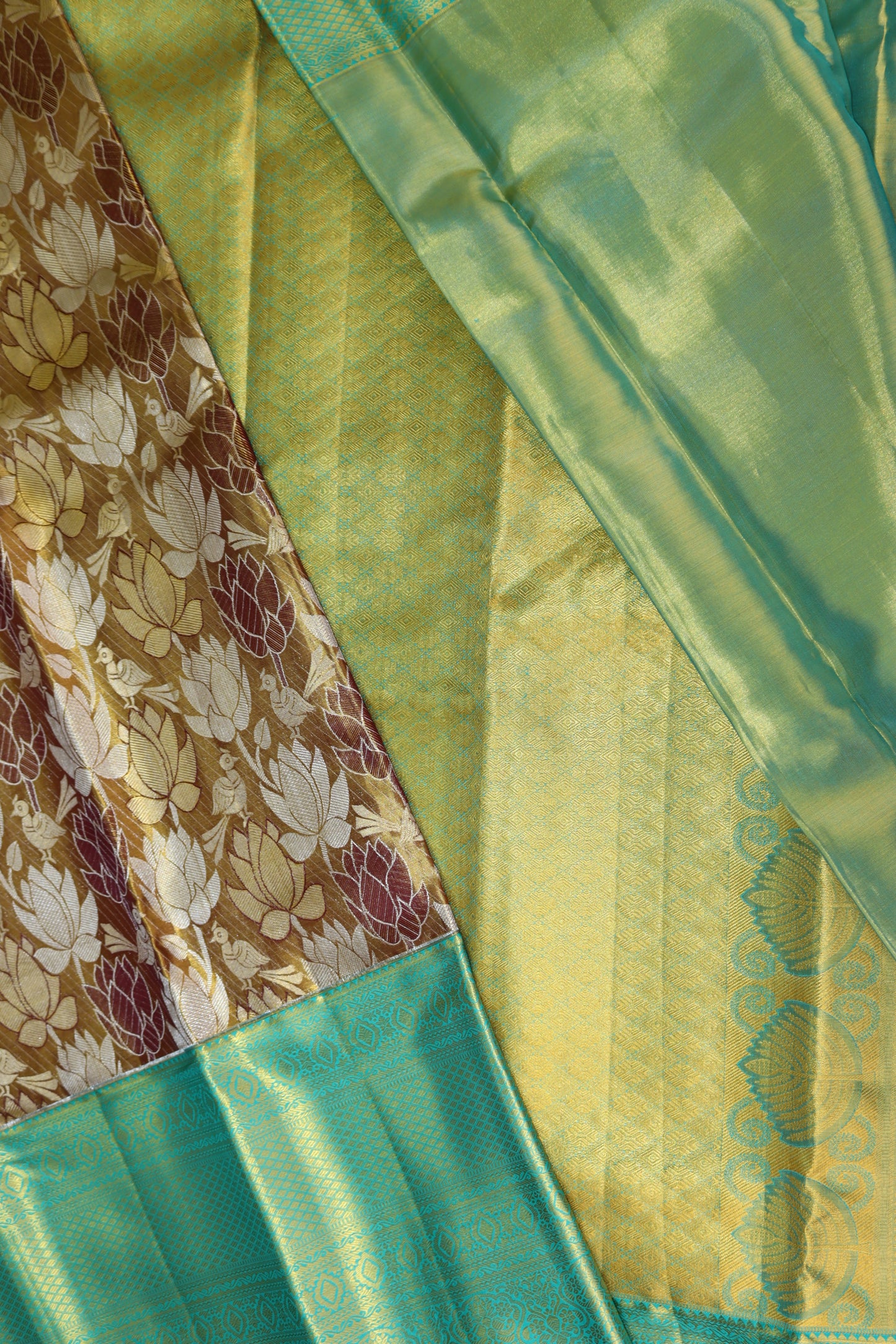 Exotic Brown Kachipuram Silk saree From Weavers and Best on Online