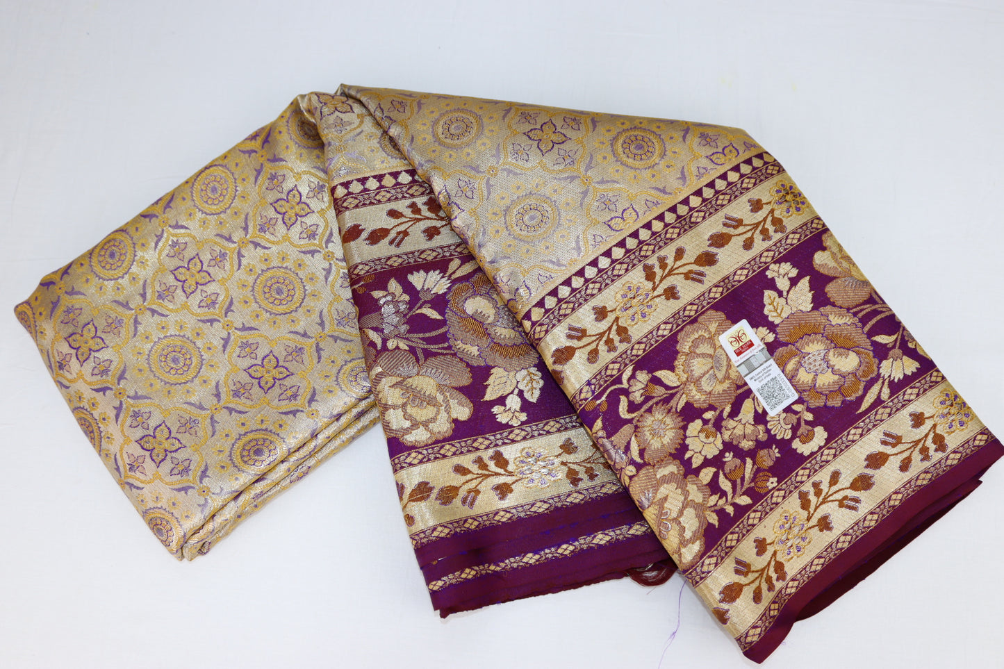 Rich Multi-color Kanchipuram Silk Saree From Weavers and Best on Online