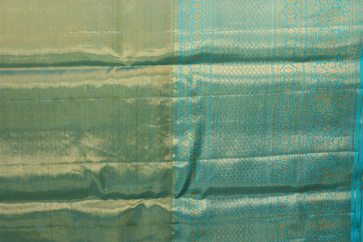 Exotic Pastel Green Kanchipuram Silk Saree From Weavers and Best on Online
