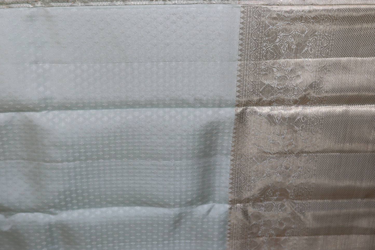 Exotic Light Blue Kachipuram Silk saree From Weavers and Best on Online