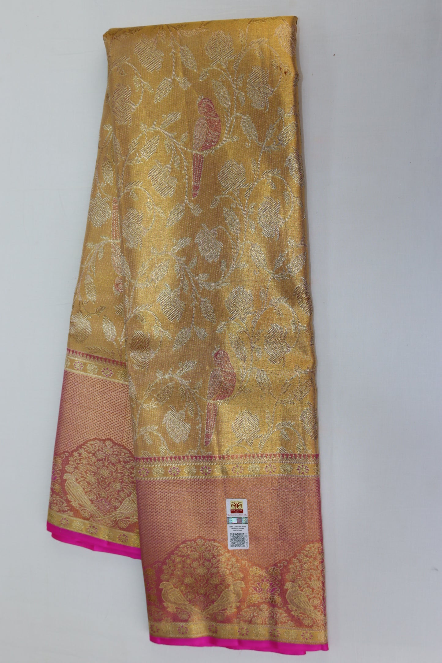 Rich Pastel Light Kachipuram Silk saree From Weavers and Best on Online