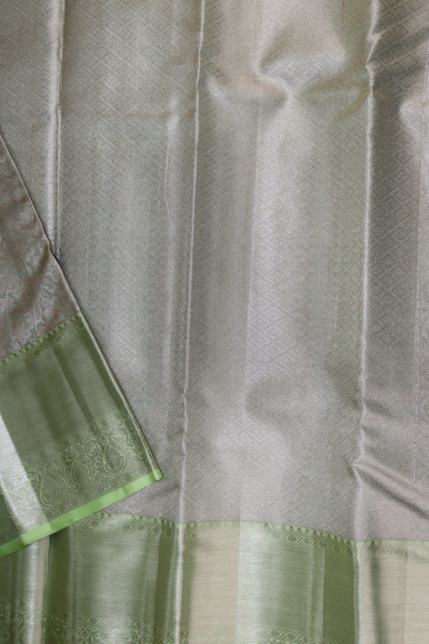 Timeless Lime Green Kanchipuram Silk saree From Weavers and Best on Online