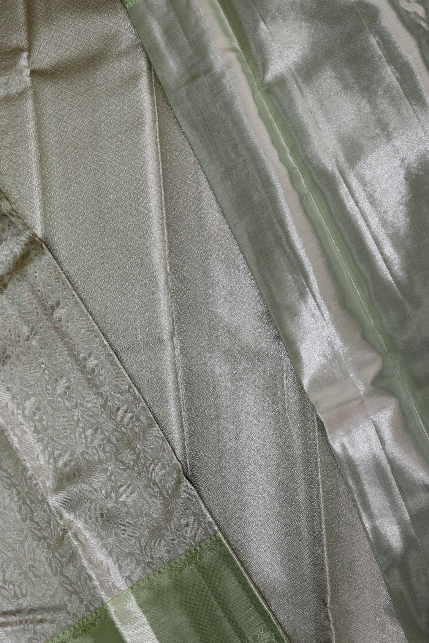 Timeless Lime Green Kanchipuram Silk saree From Weavers and Best on Online