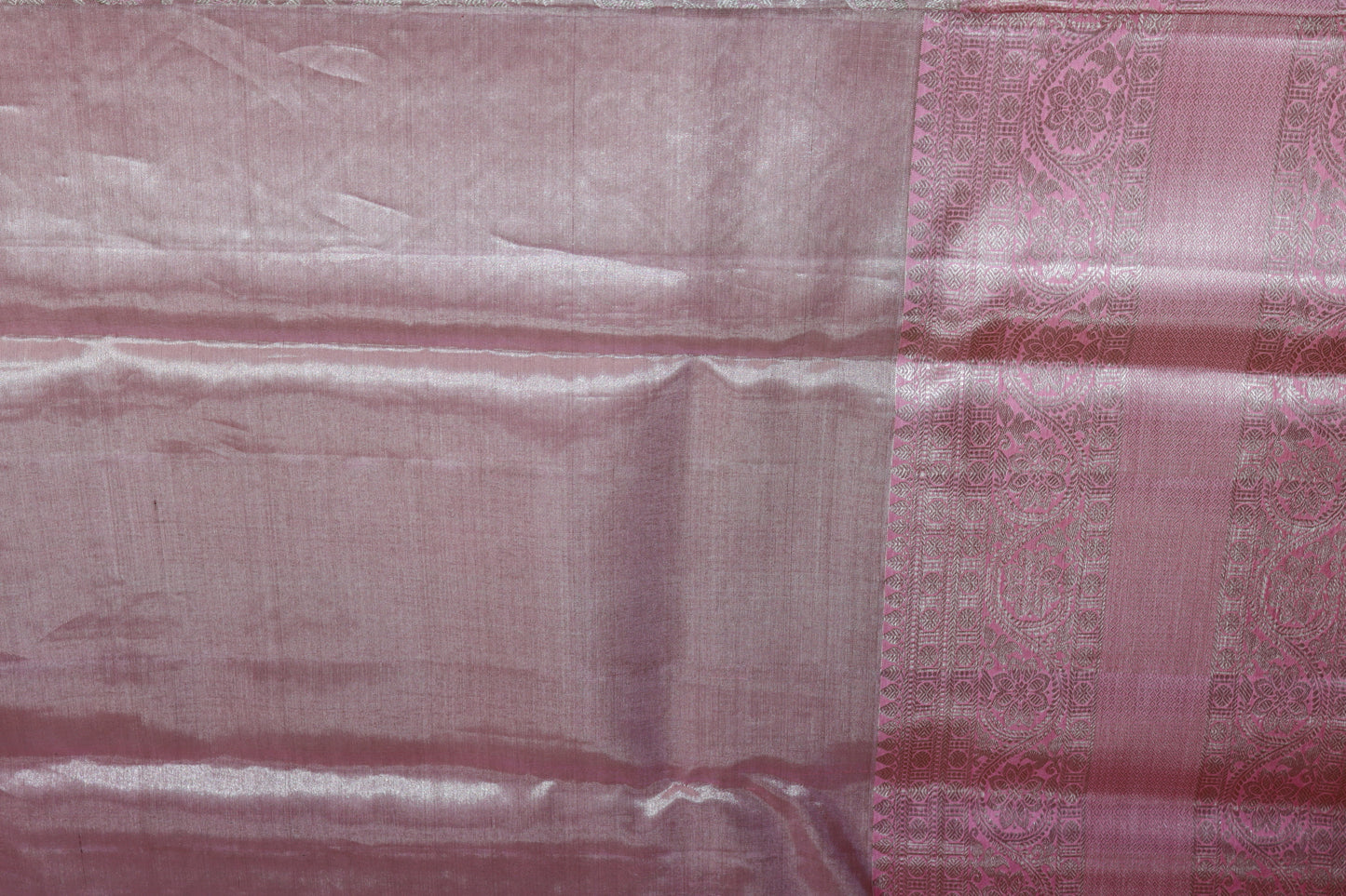 Exotic Baby Pink Kanchipuram Silk saree From Weavers and Best on Online