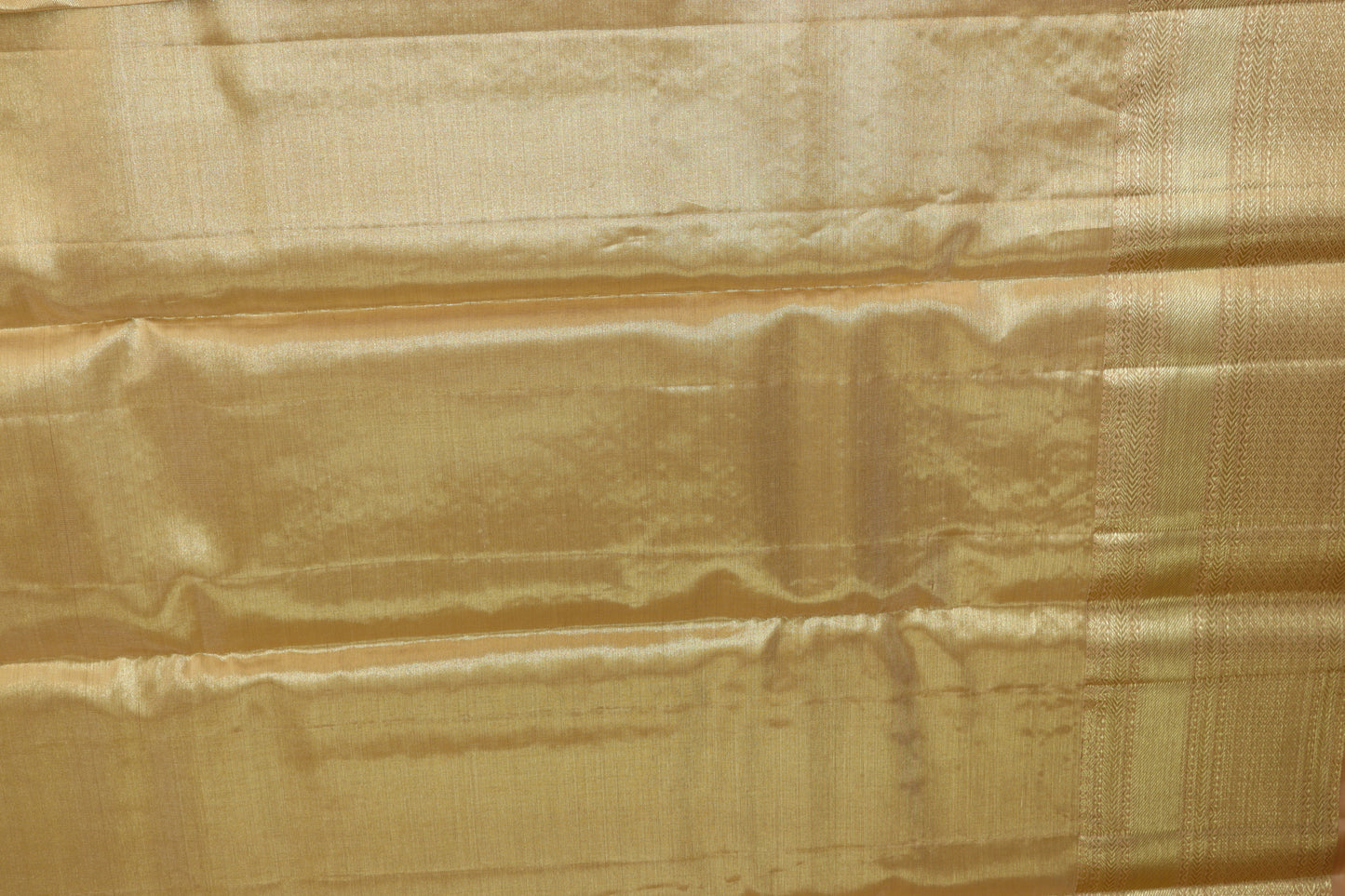 Classy Gold Kanchipuram Silk Saree From Weavers and Best on Online