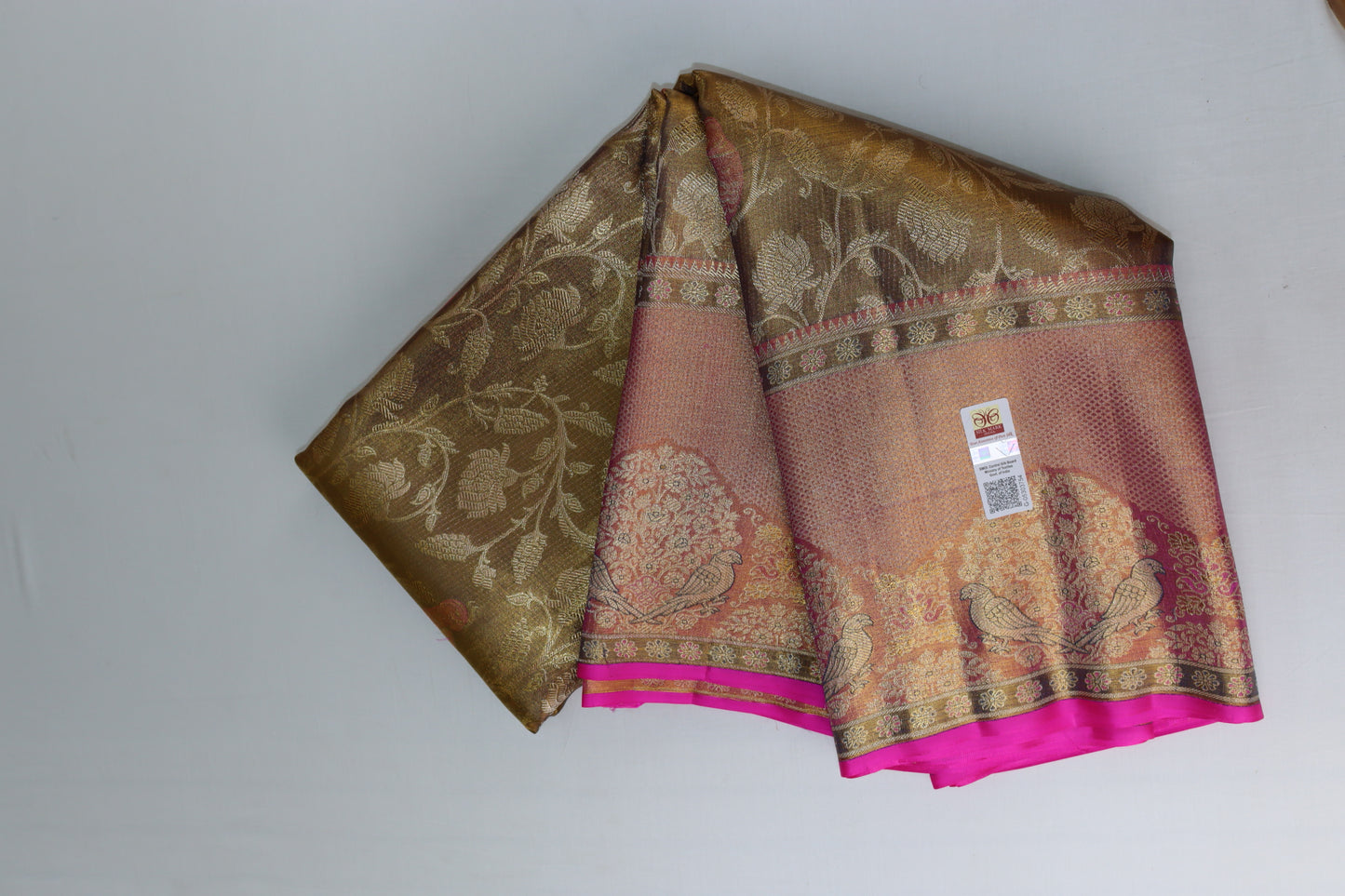 Rich Brown Kachipuram Silk saree From Weavers and Best on Online