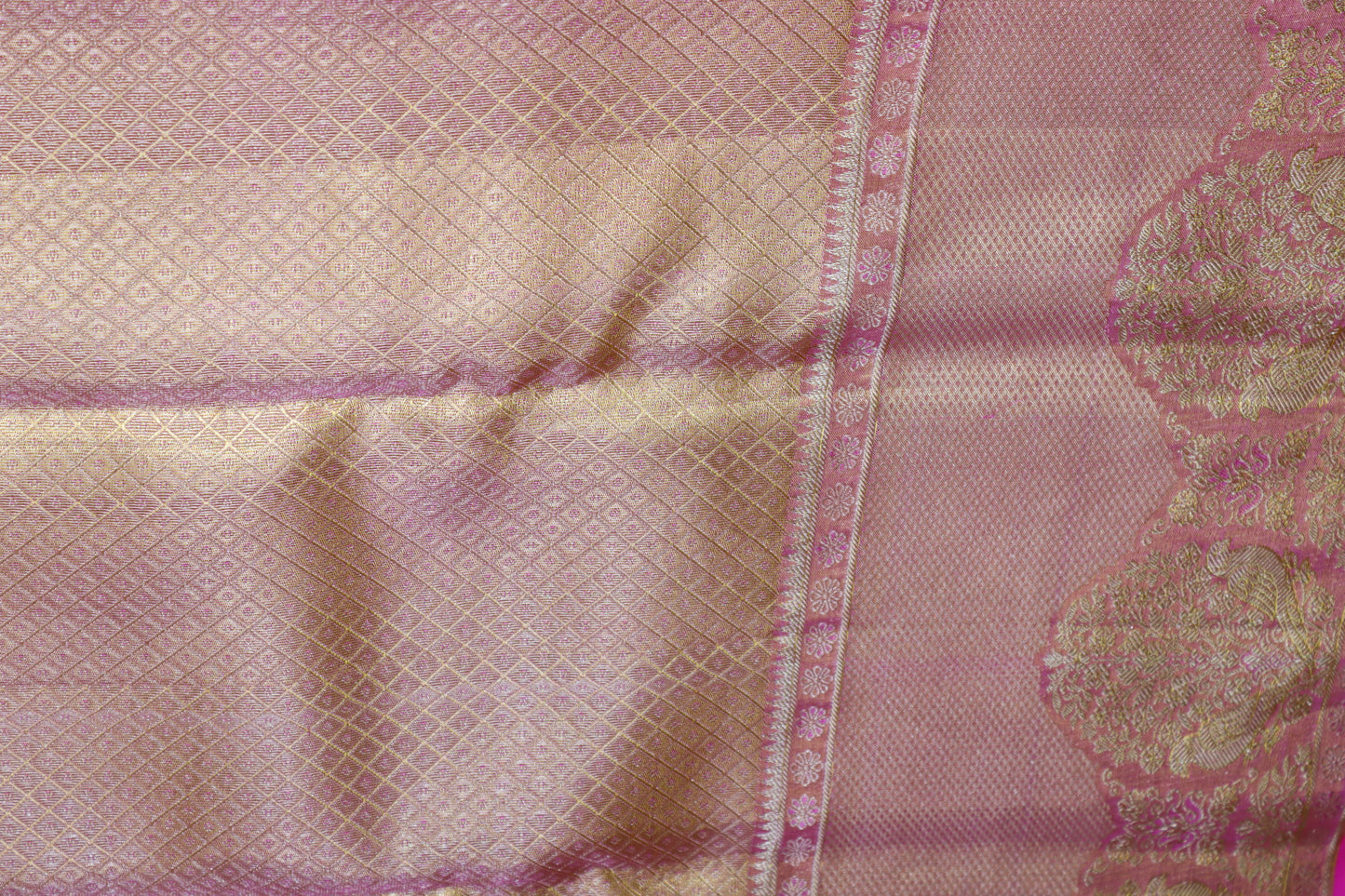 Rich Brown Kachipuram Silk saree From Weavers and Best on Online