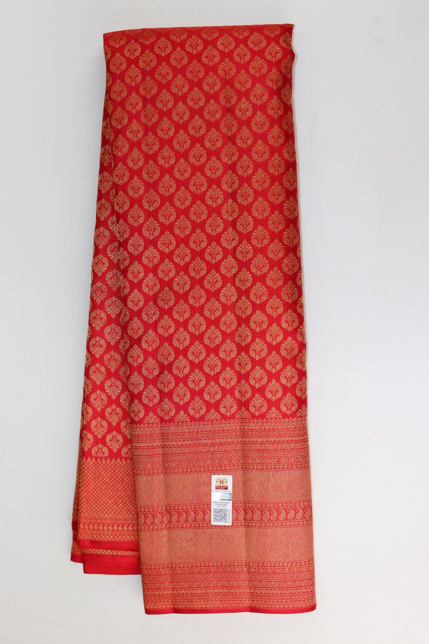 Rich Red Kanchipuram Silk saree From Weavers and Best on Online