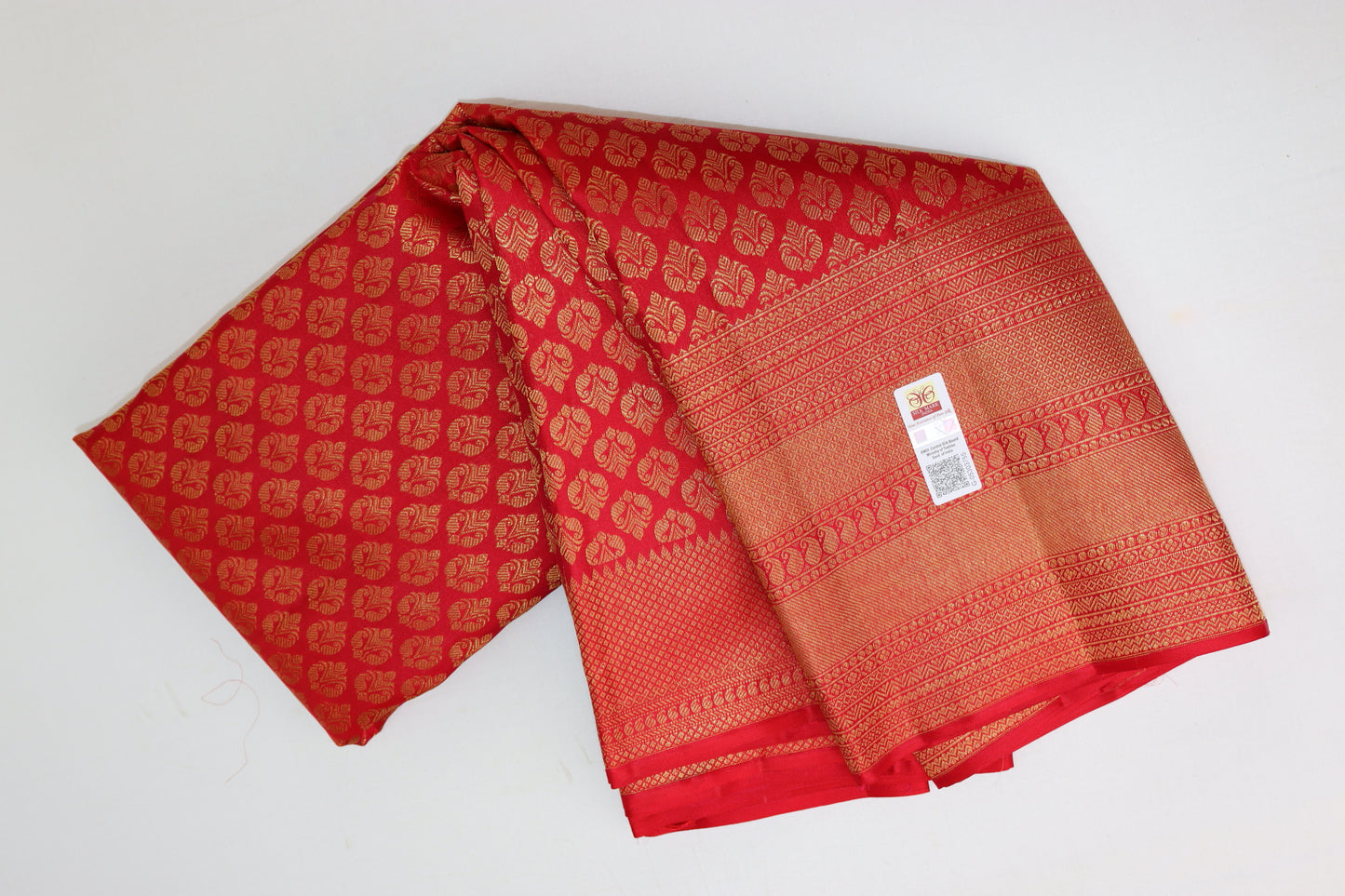 Rich Red Kanchipuram Silk saree From Weavers and Best on Online