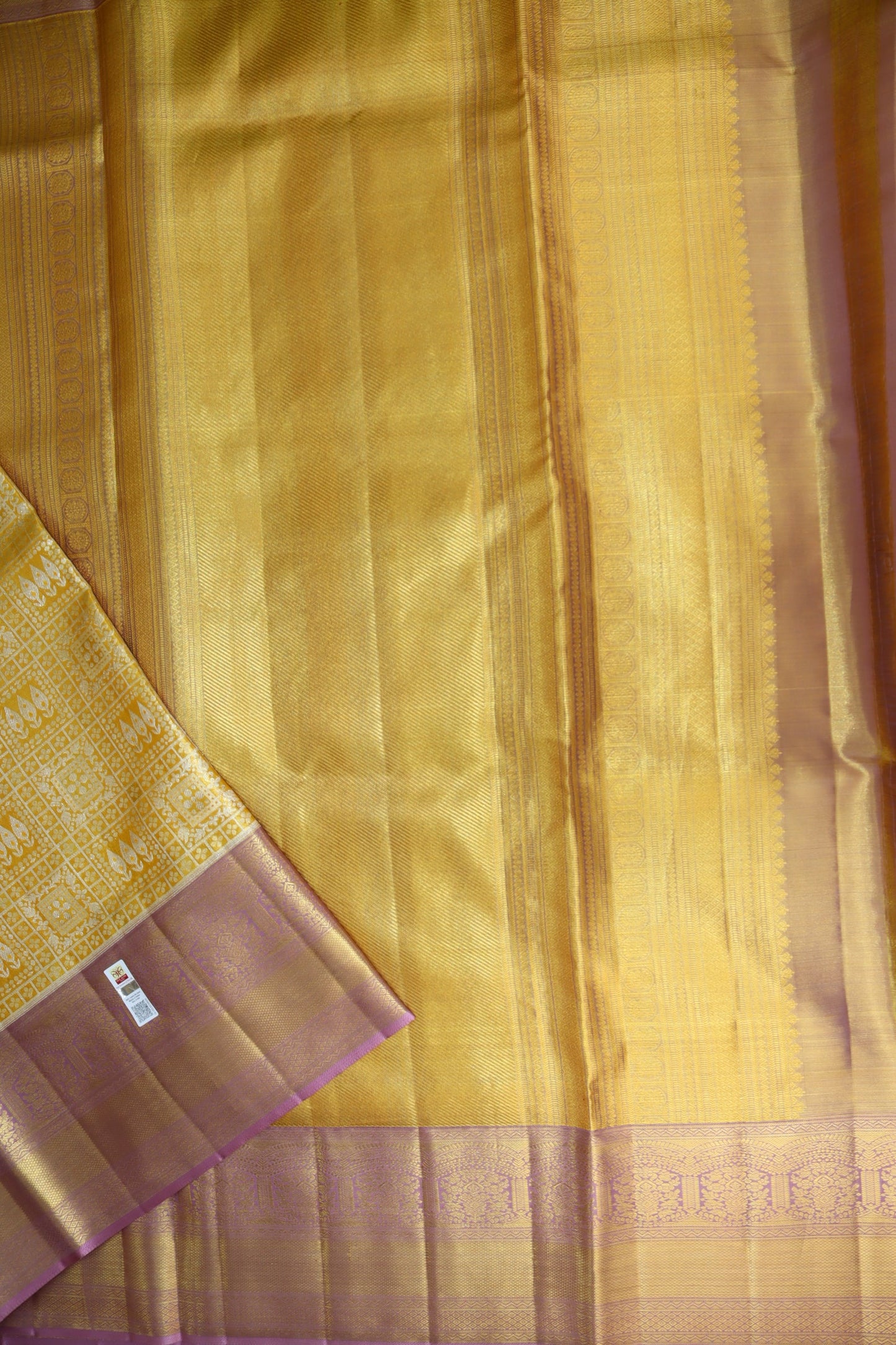 Traditional Gold Pure Kanjipuram Saree From Weavers and Best on Online