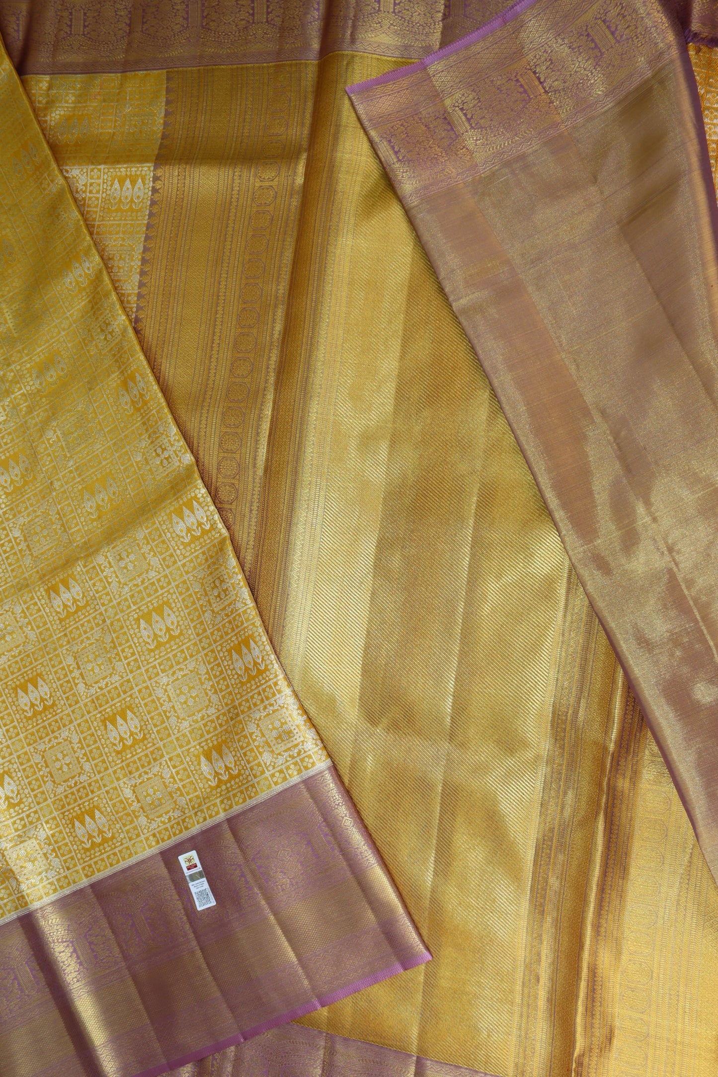 Traditional Gold Pure Kanjipuram Saree From Weavers and Best on Online