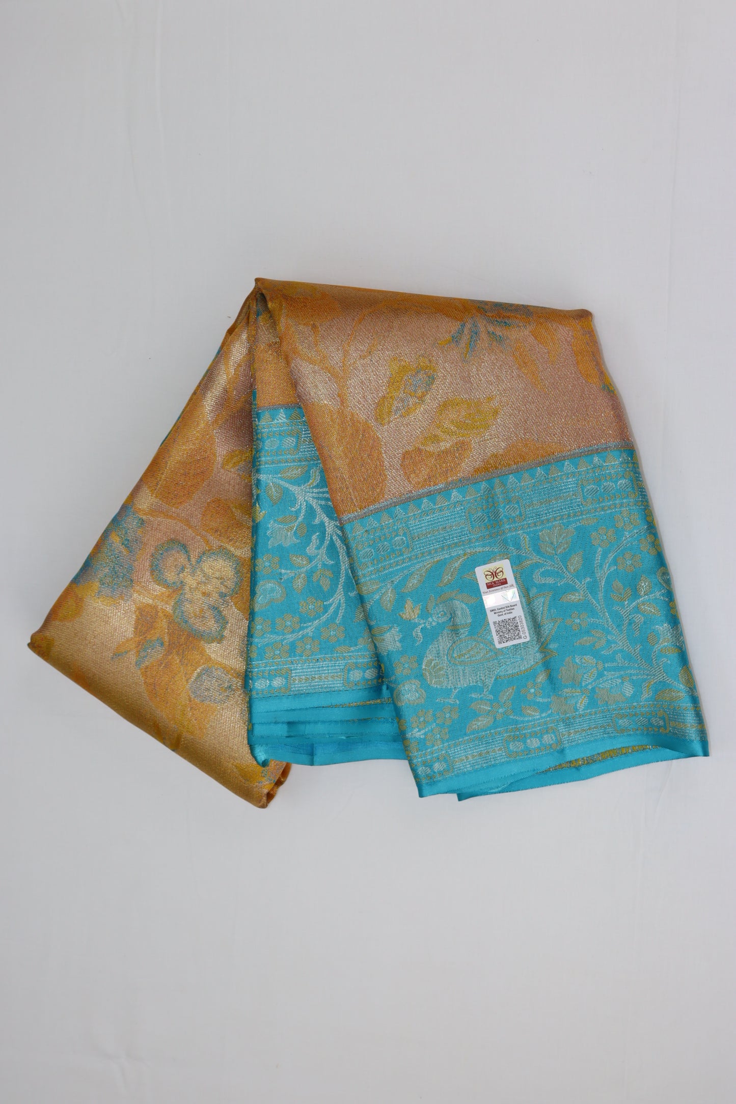 Amazing Multi-color Pure Kanjipuram Saree From Weavers and Best on Online