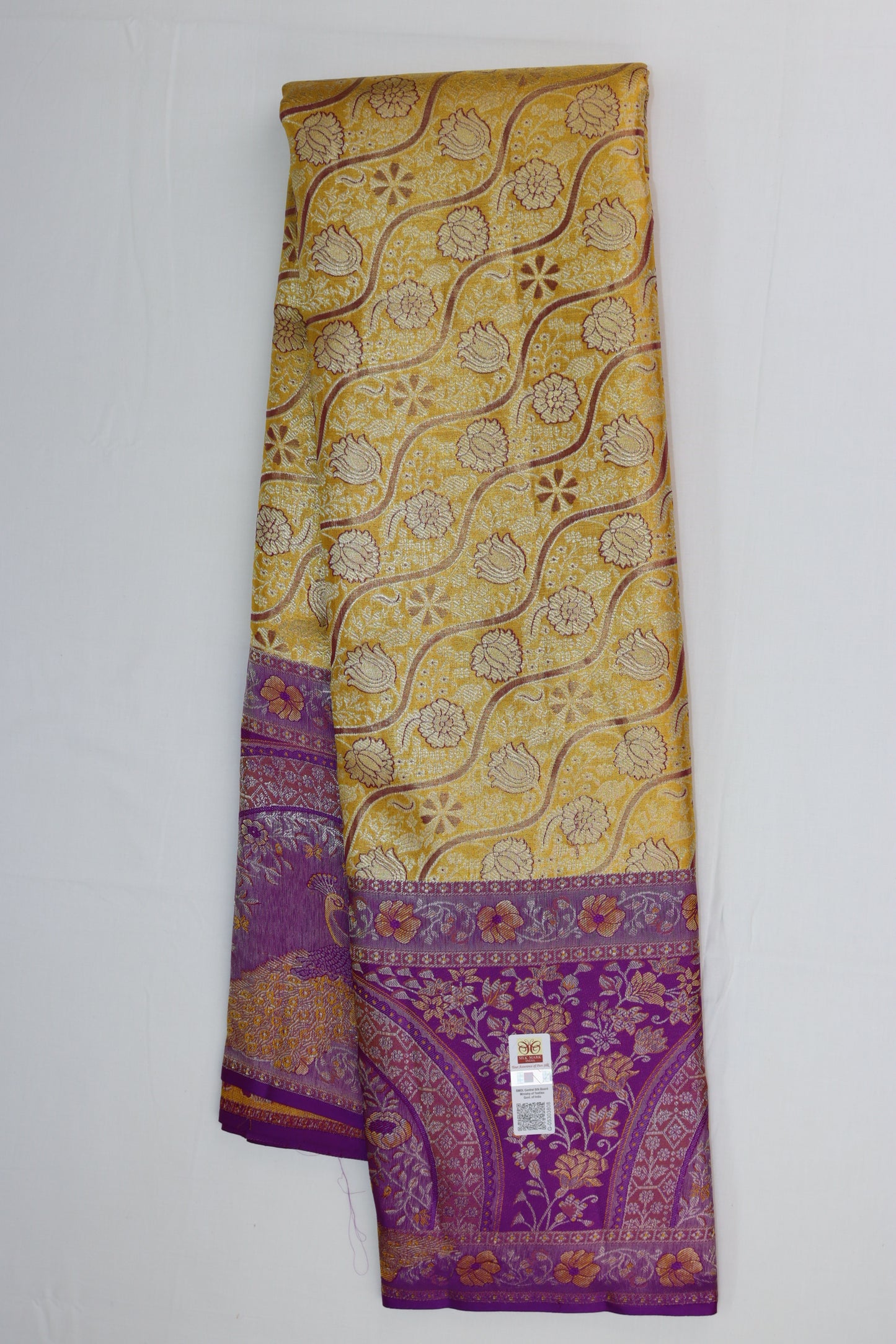 Traditional Gold Pure Kanjipuram Saree From Weavers and Best on Online