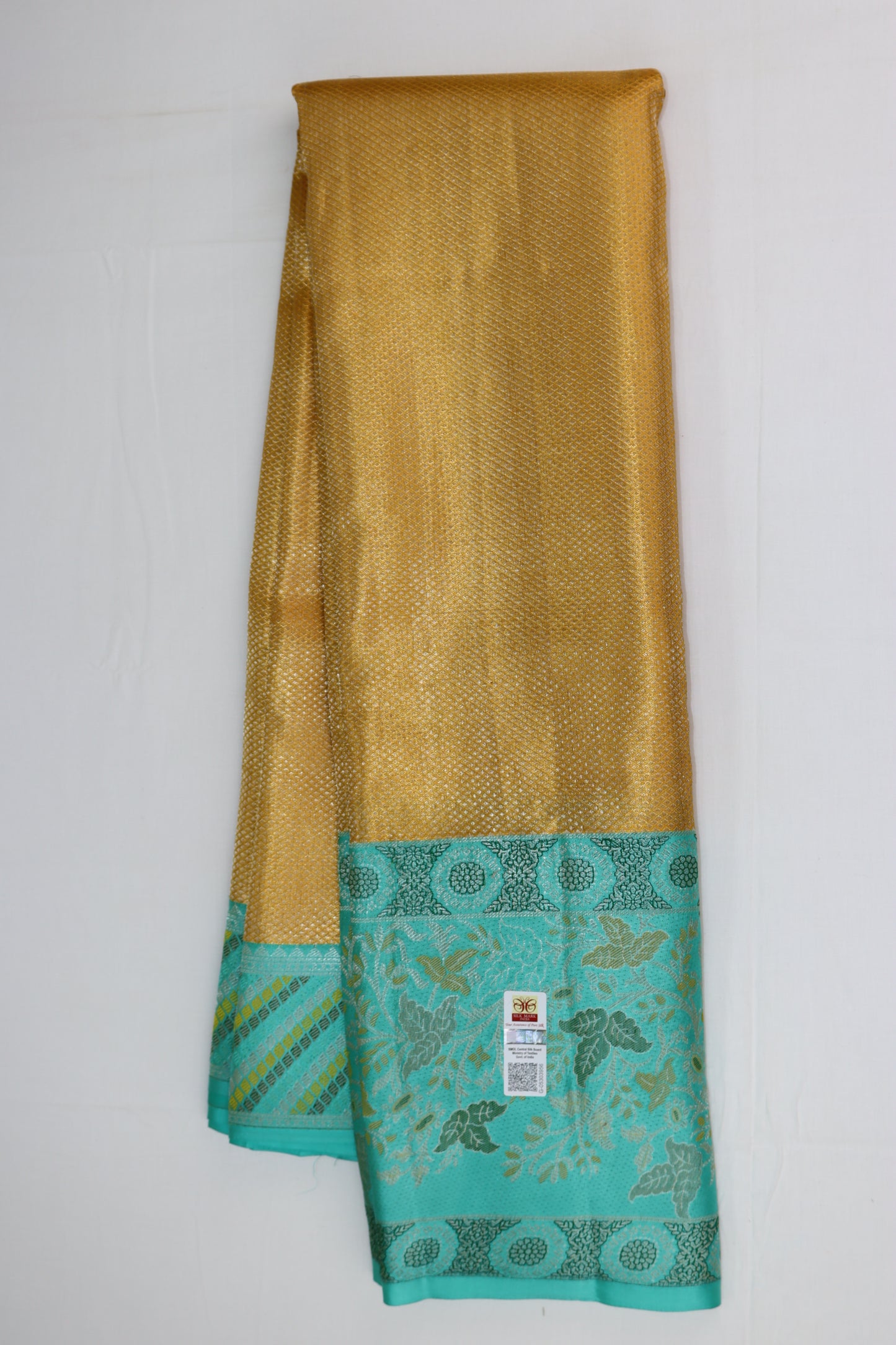 Exotic Gold Pure Kanjipuram Saree From Weavers and Best on Online