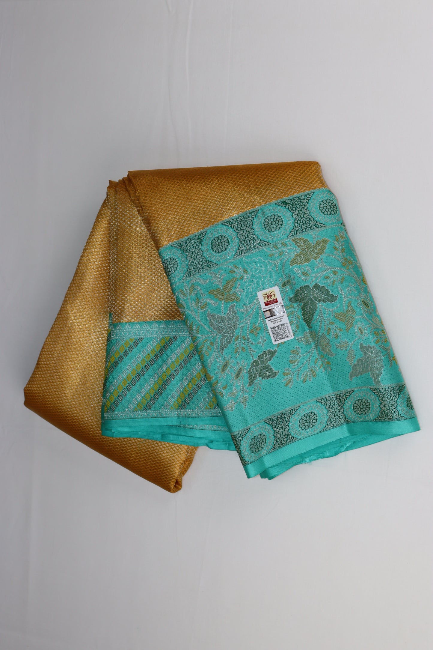 Exotic Gold Pure Kanjipuram Saree From Weavers and Best on Online