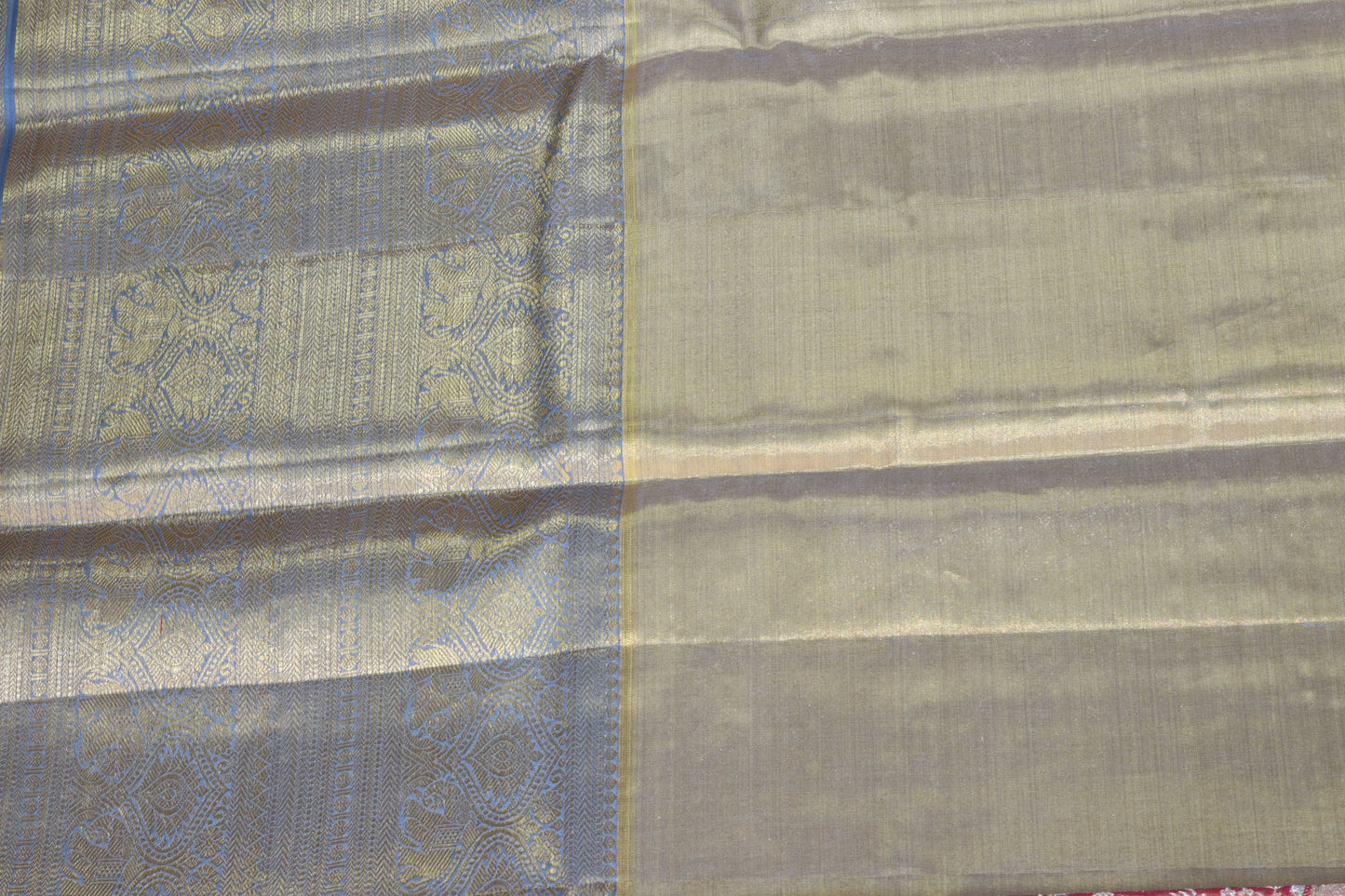 Amazing Coral Pink Kanchipuram Silk Saree