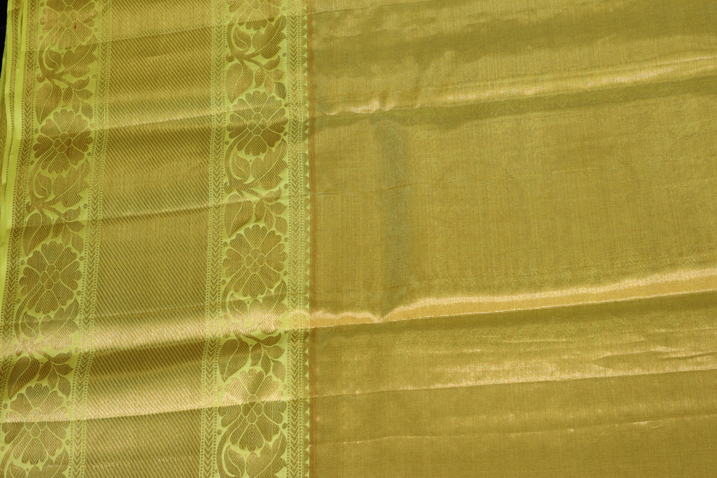 Exquisite Green Pure Kanjipuram Saree