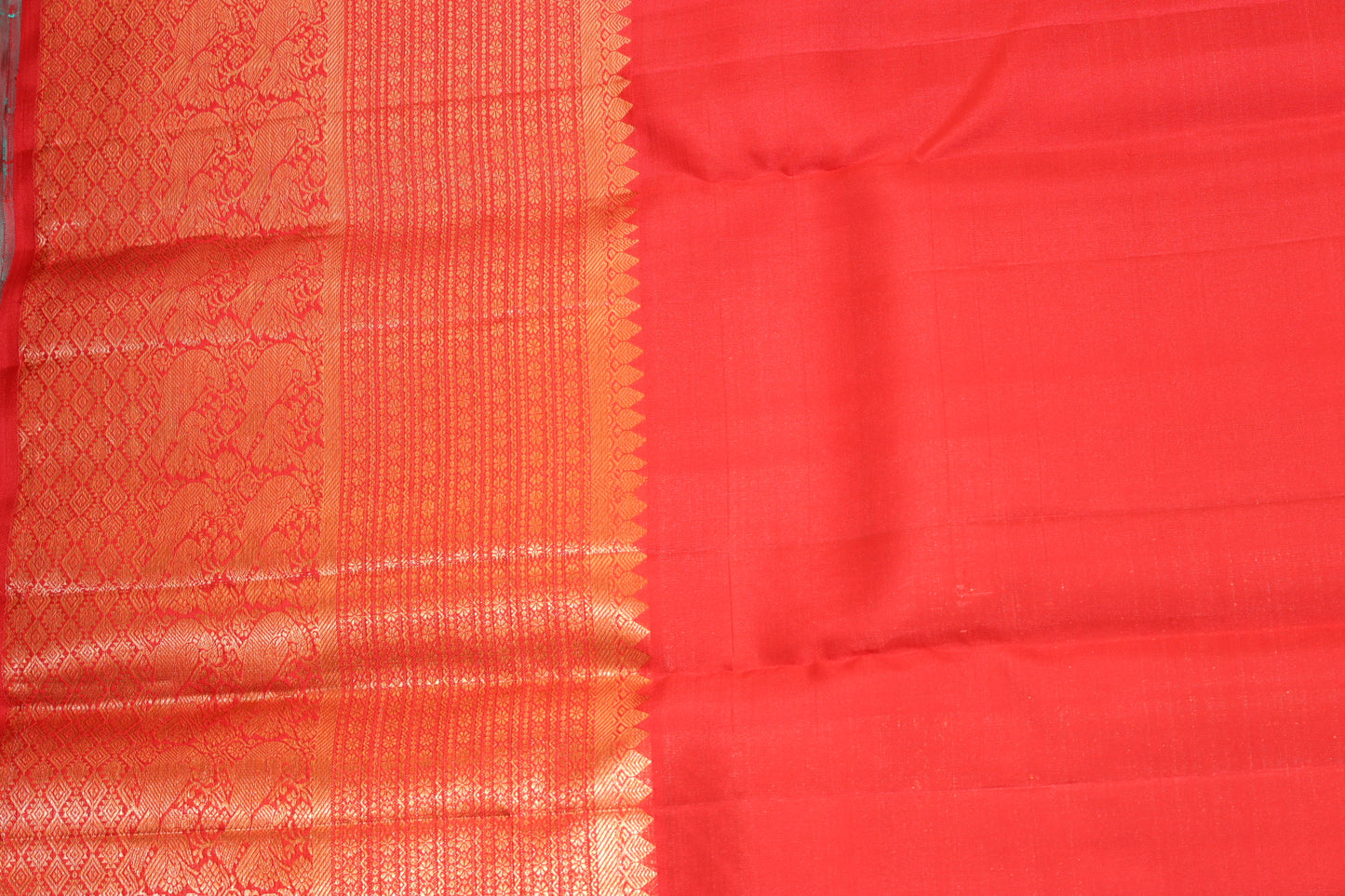 Traditional Sea Blue Kanjipuram Saree