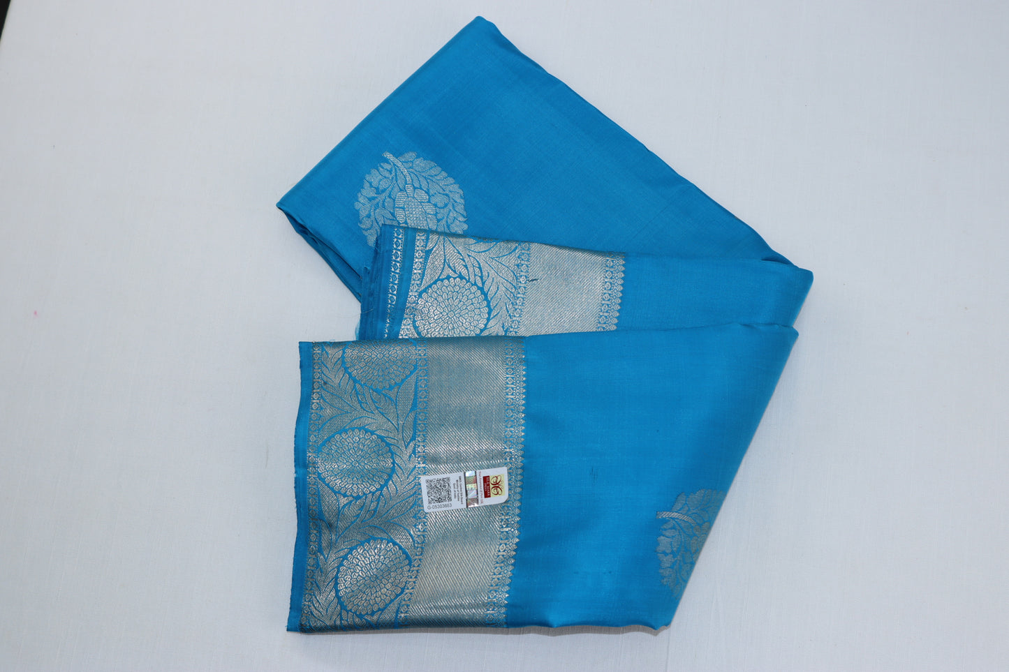 Traditional Blue Kanjipuram Saree