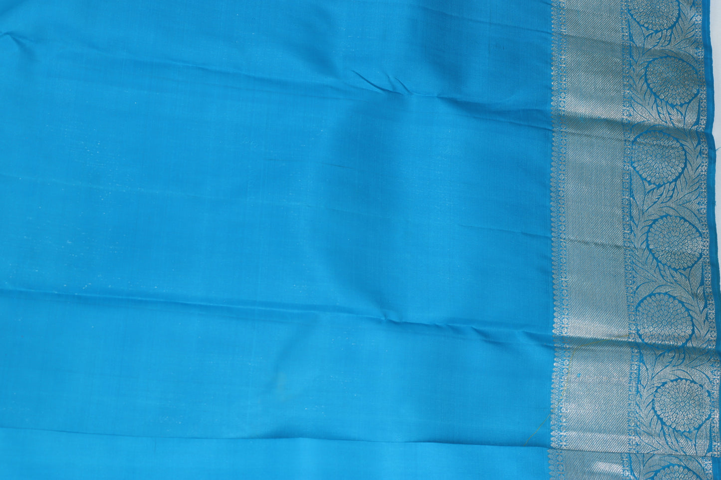 Traditional Blue Kanjipuram Saree