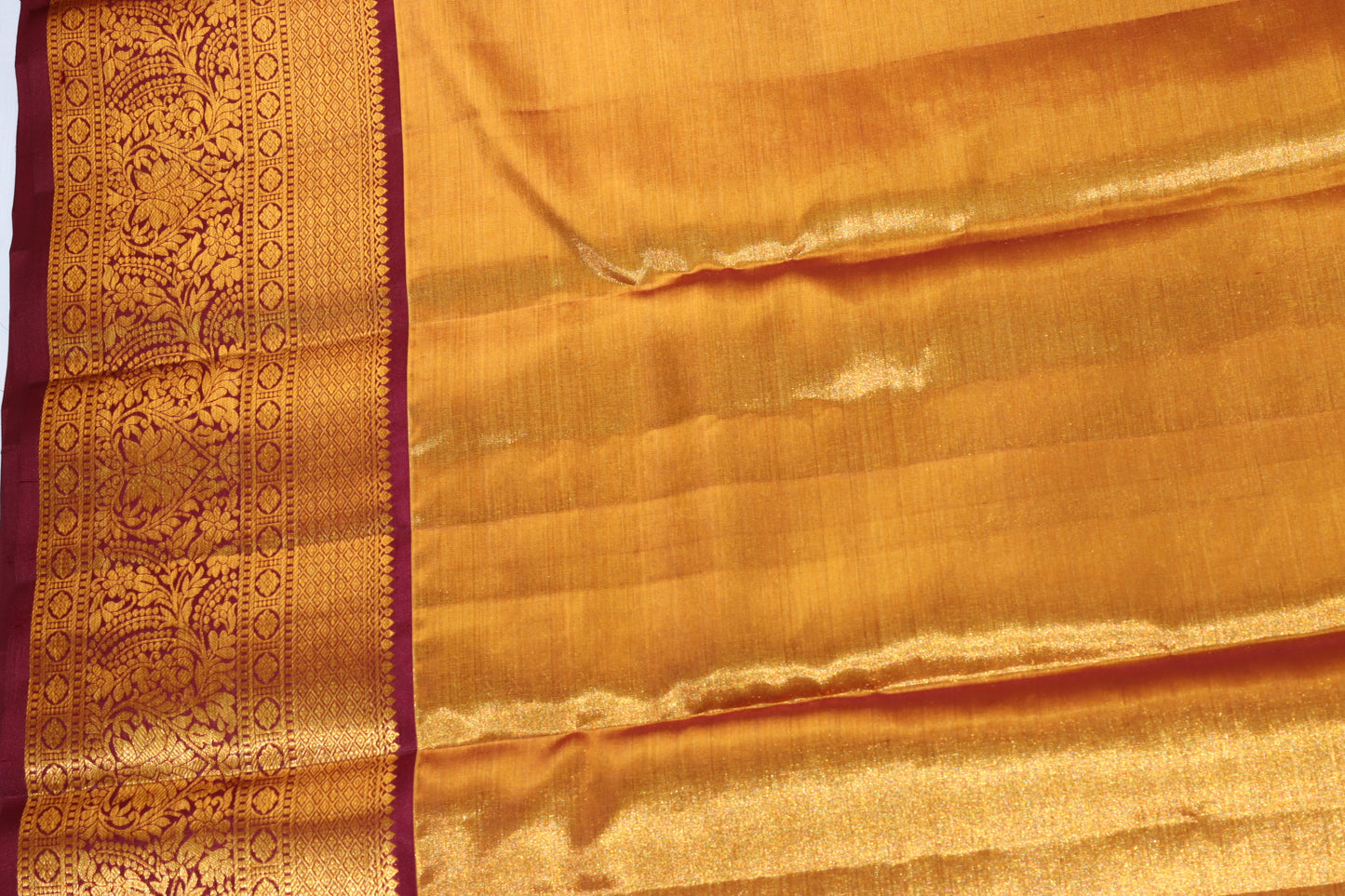 Amazing Gold Kanjipuram Saree