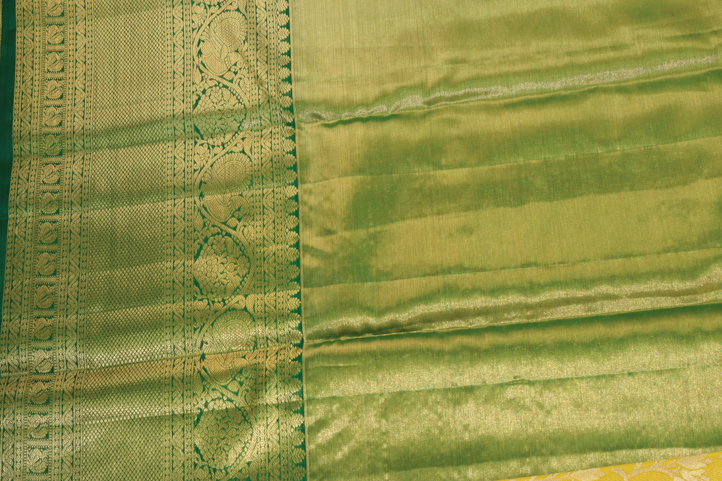Bridal Yellow Kanjipuram Saree