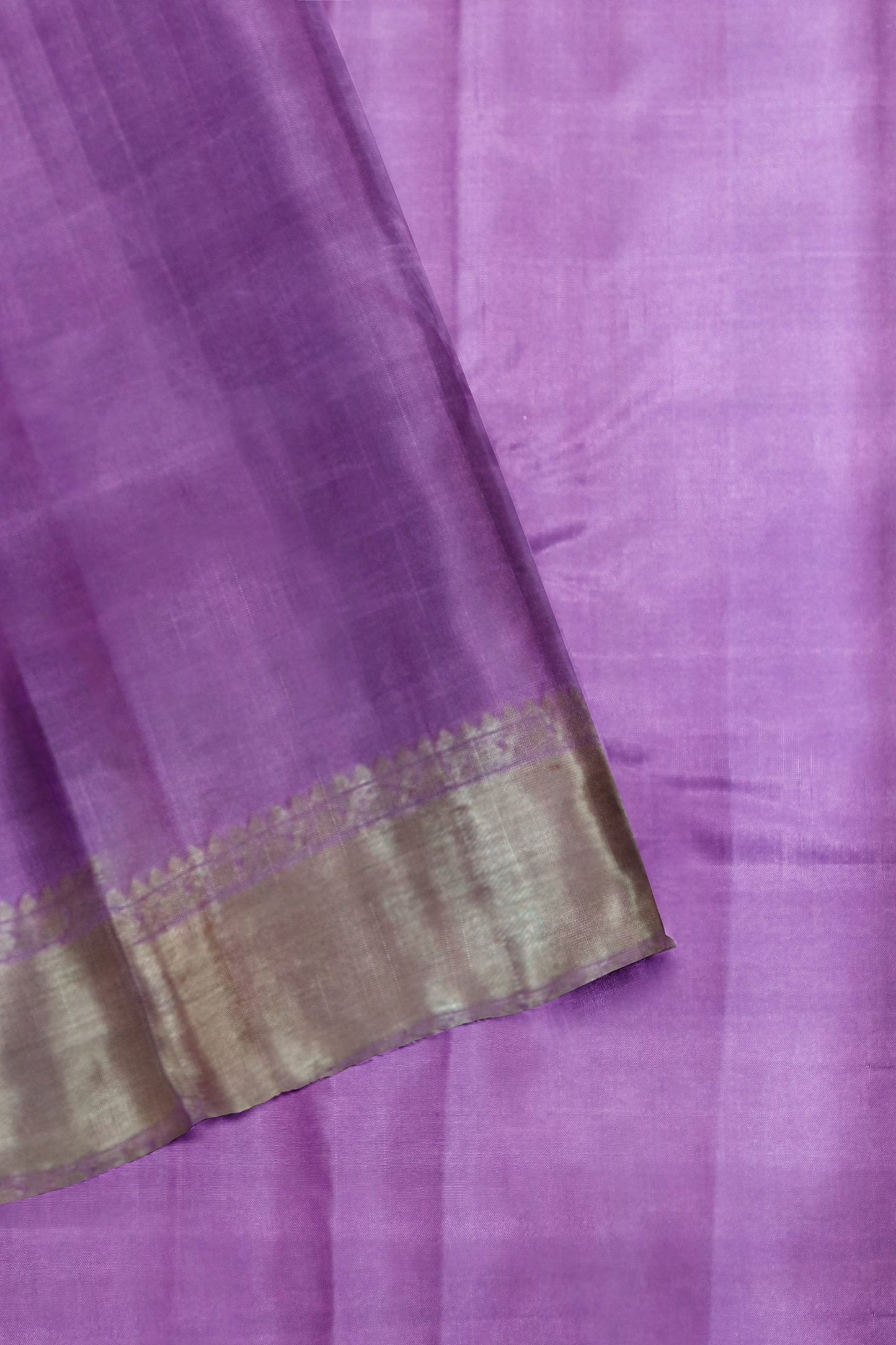 Royal Lavender Pure Kanjipuram Saree From Weavers and Best on Online